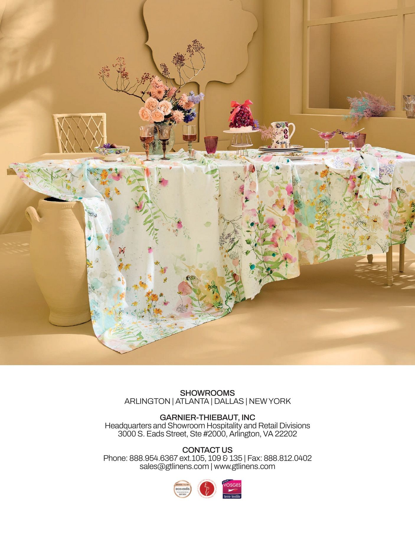 Garnier-Thiebaut Spring and Summer Linens Catalog Weekly Ad January 1 - December 31, 2026