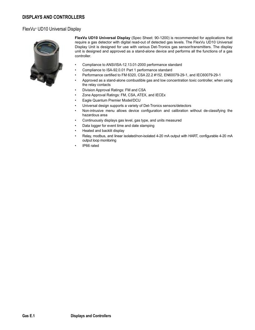 Det-Tronics Fire Safety Products Catalog Weekly Ad January 1 - December 31, 2026
