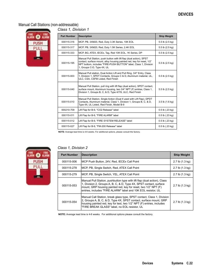 Det-Tronics Fire Safety Products Catalog Weekly Ad January 1 - December 31, 2026