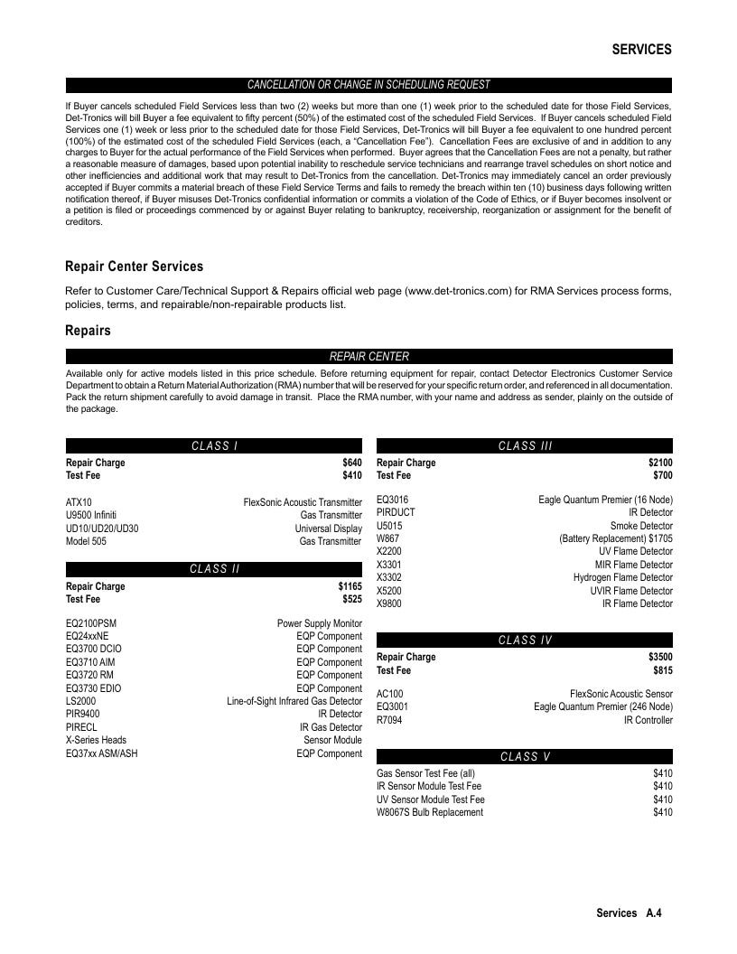 Det-Tronics Fire Safety Products Catalog Weekly Ad January 1 - December 31, 2026