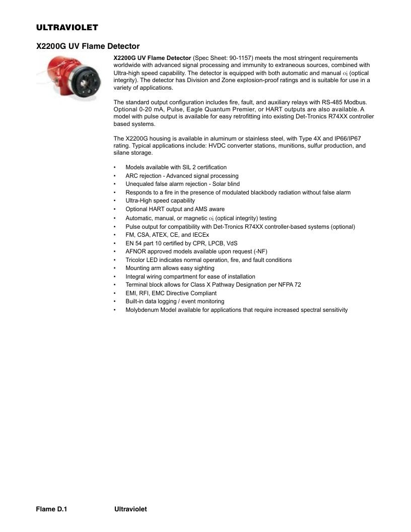 Det-Tronics Fire Safety Products Catalog Weekly Ad January 1 - December 31, 2026