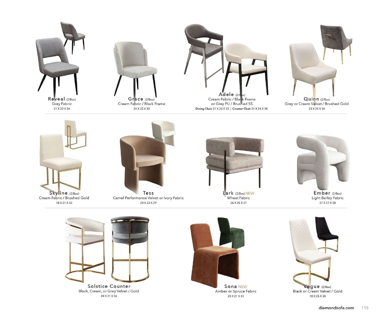 Diamond Sofa Furniture Catalog Weekly Ad January 1 - December 31, 2026