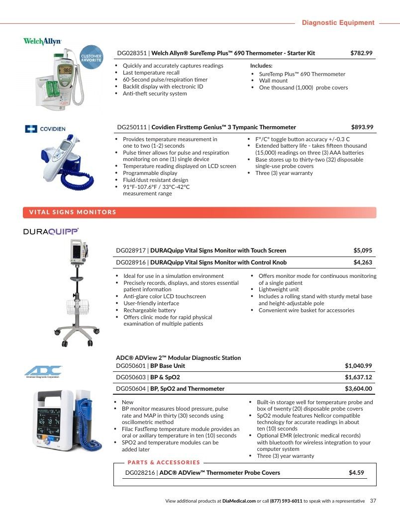 DiaMedical USA Medical Equipment and Supplies Catalog Weekly Ad January 1 - December 31, 2026