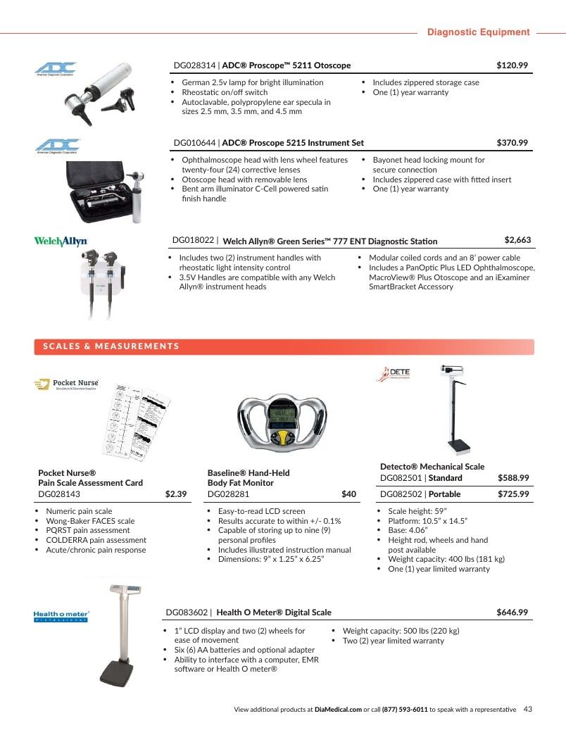 DiaMedical USA Medical Equipment and Supplies Catalog Weekly Ad January 1 - December 31, 2026