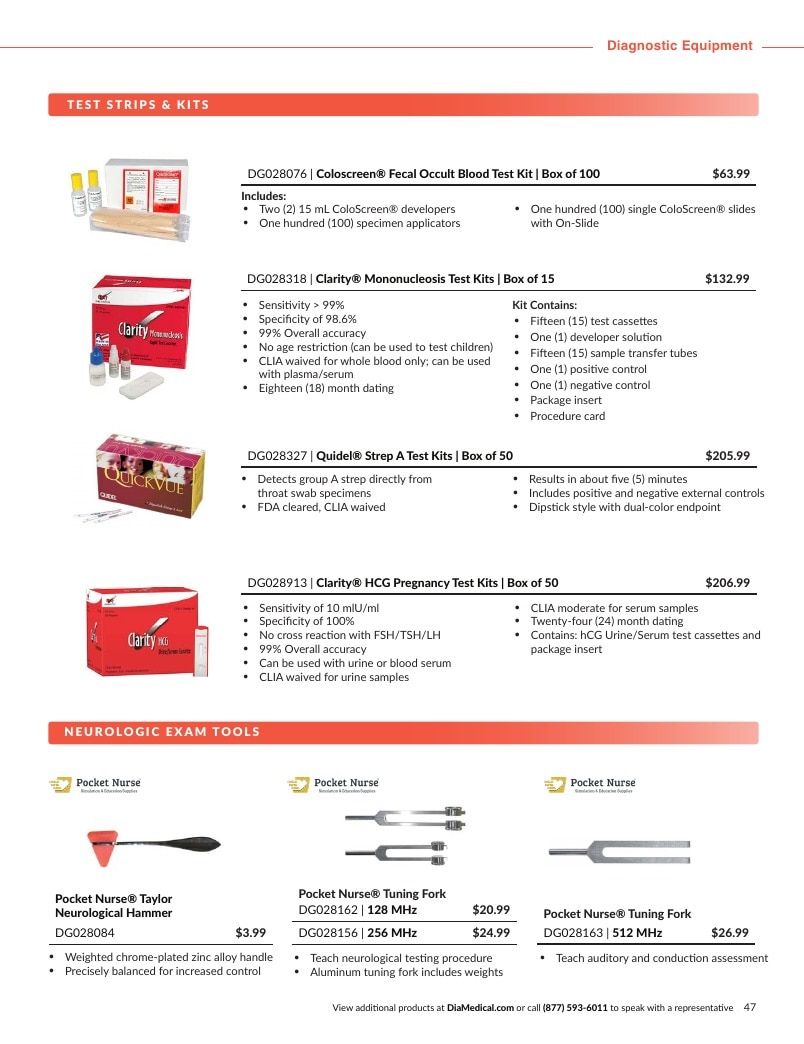 DiaMedical USA Medical Equipment and Supplies Catalog Weekly Ad January 1 - December 31, 2026