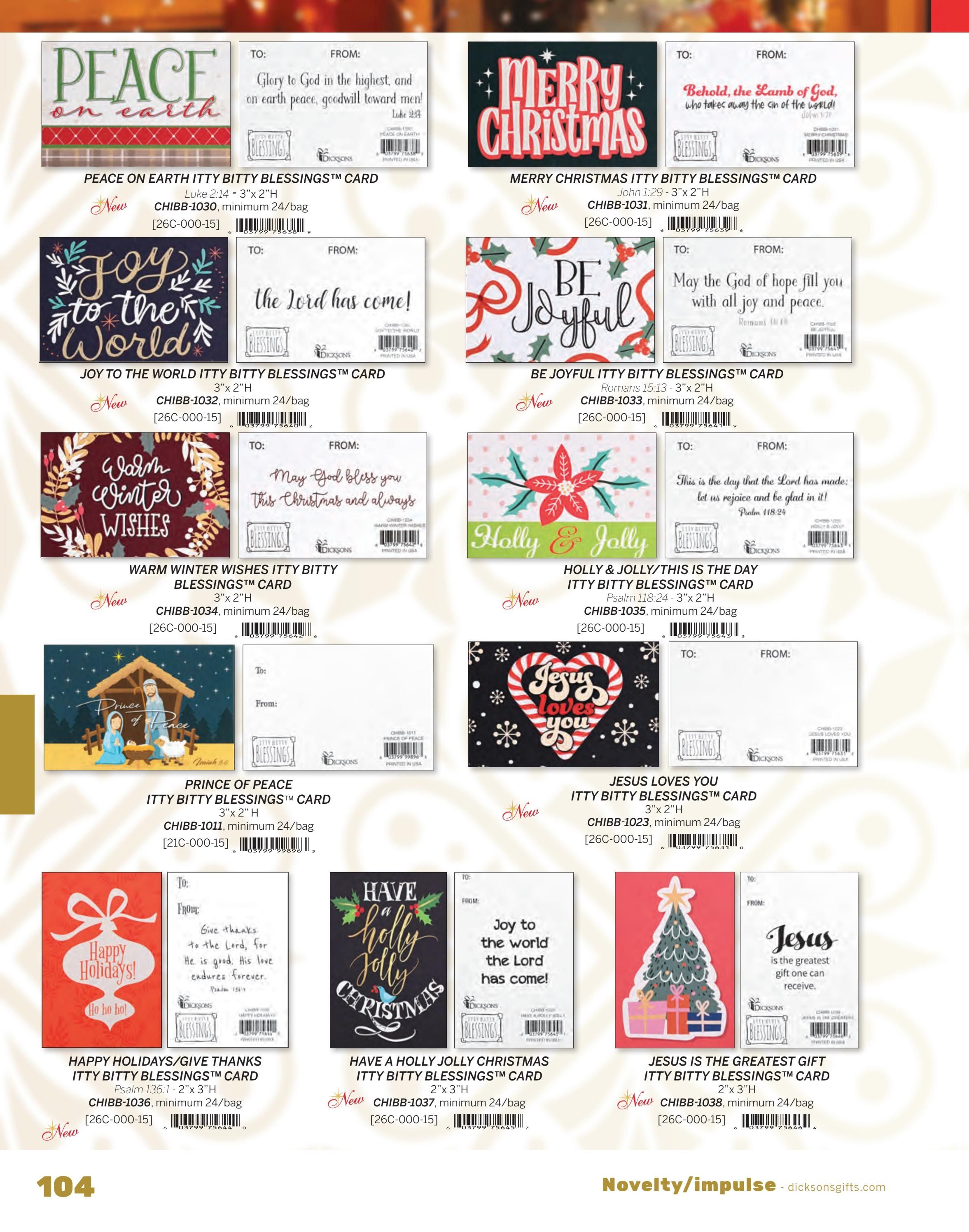 Dicksons Christmas Gift Catalog Weekly Ad January 1 - December 31, 2026