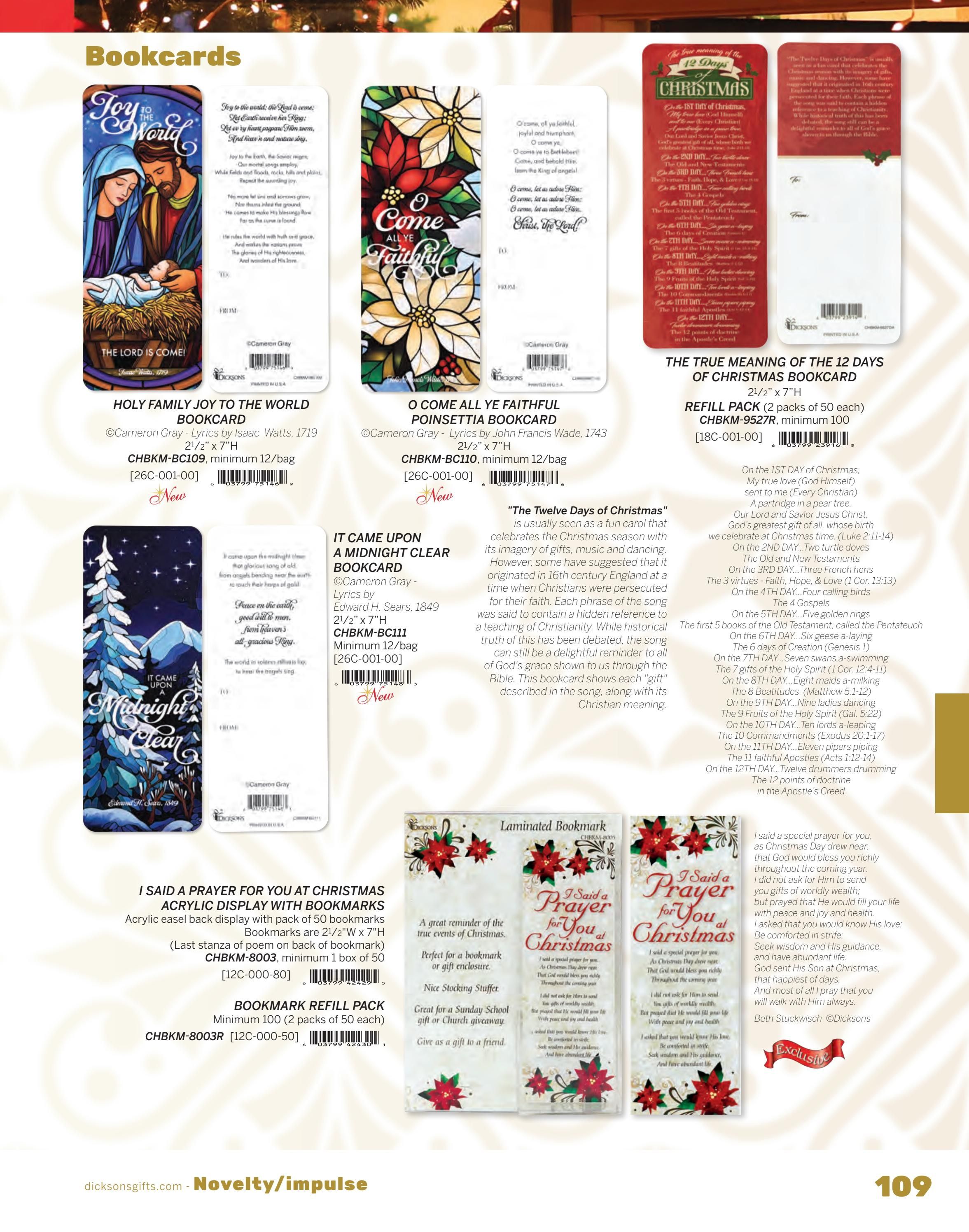 Dicksons Christmas Gift Catalog Weekly Ad January 1 - December 31, 2026
