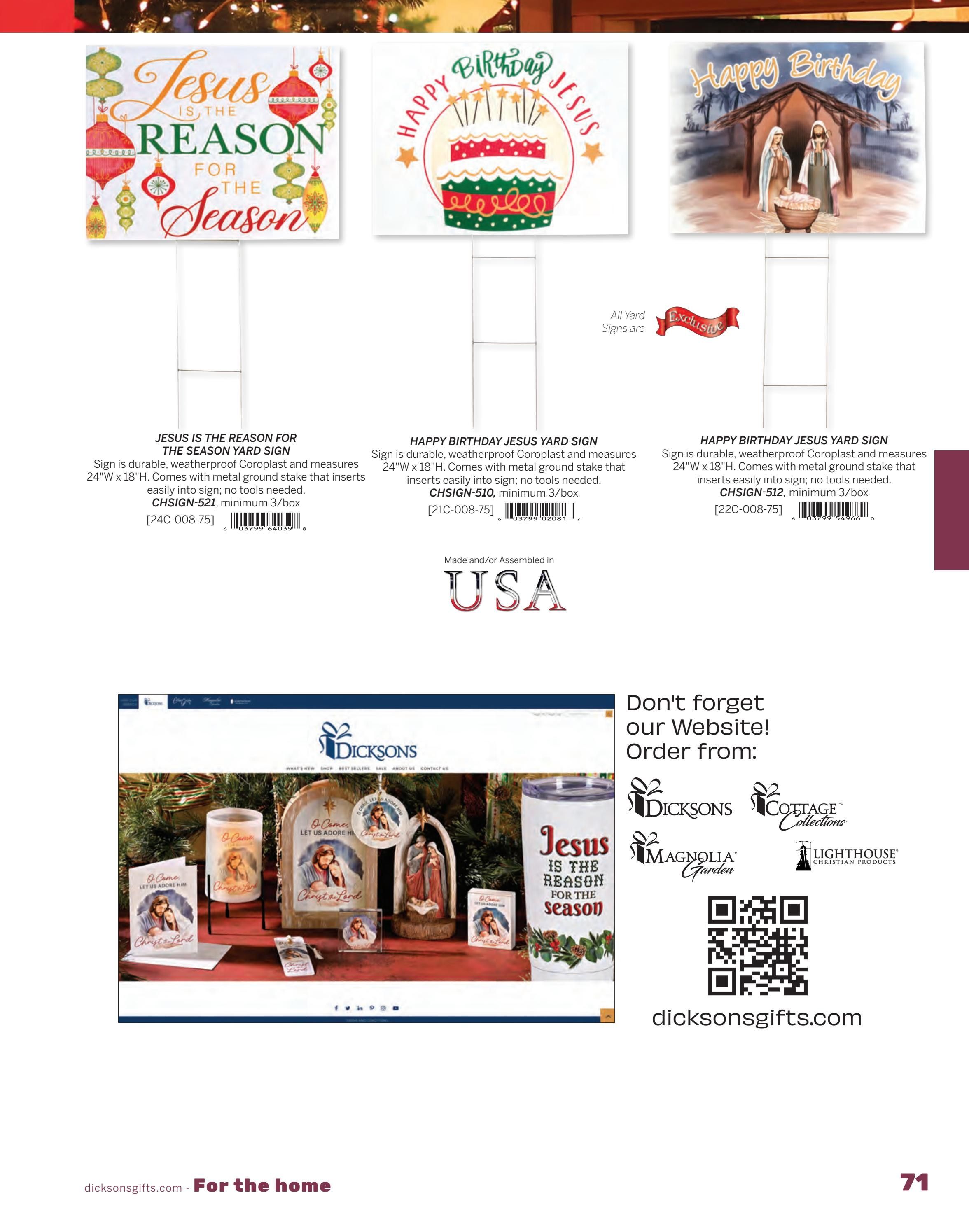 Dicksons Christmas Gift Catalog Weekly Ad January 1 - December 31, 2026