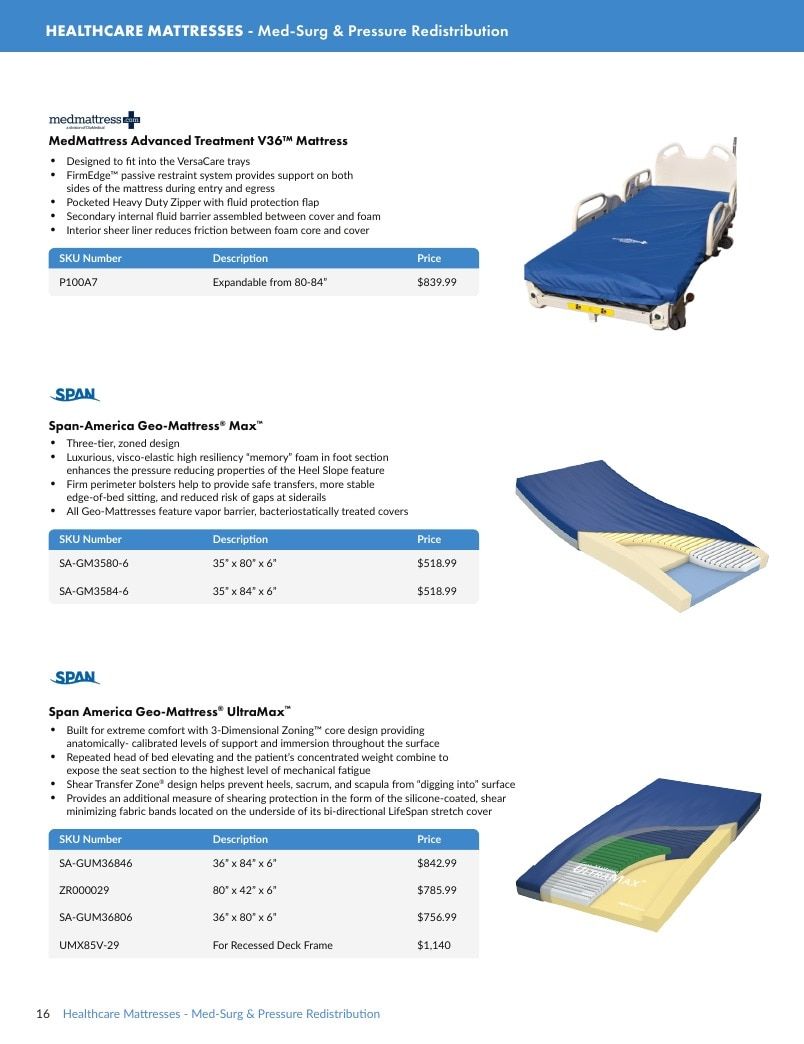 DiaMedical USA Medical Support Surface Catalog Weekly Ad January 1 - December 31, 2026
