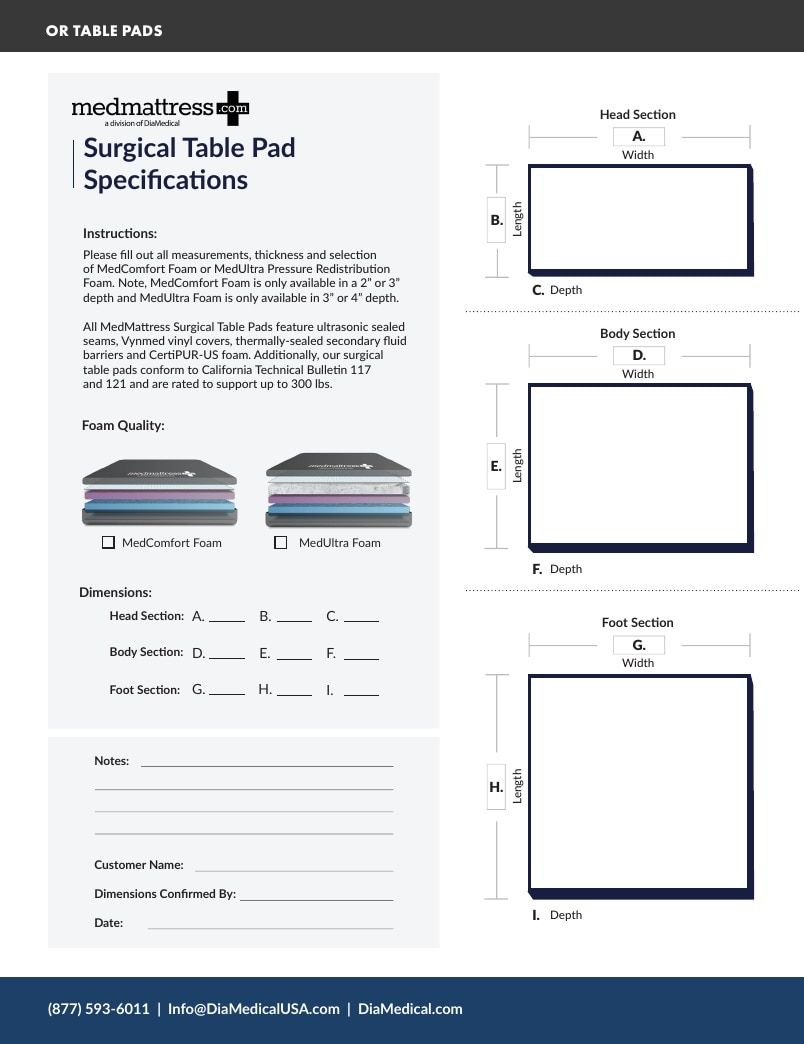DiaMedical USA Medical Support Surface Catalog Weekly Ad January 1 - December 31, 2026