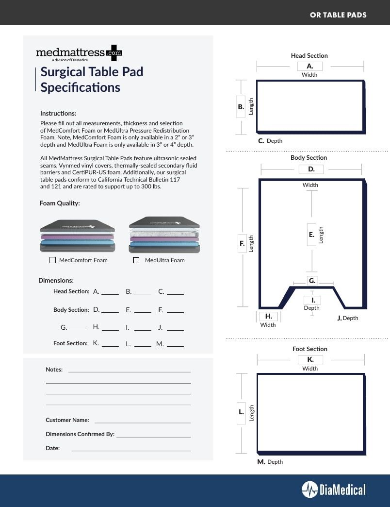 DiaMedical USA Medical Support Surface Catalog Weekly Ad January 1 - December 31, 2026