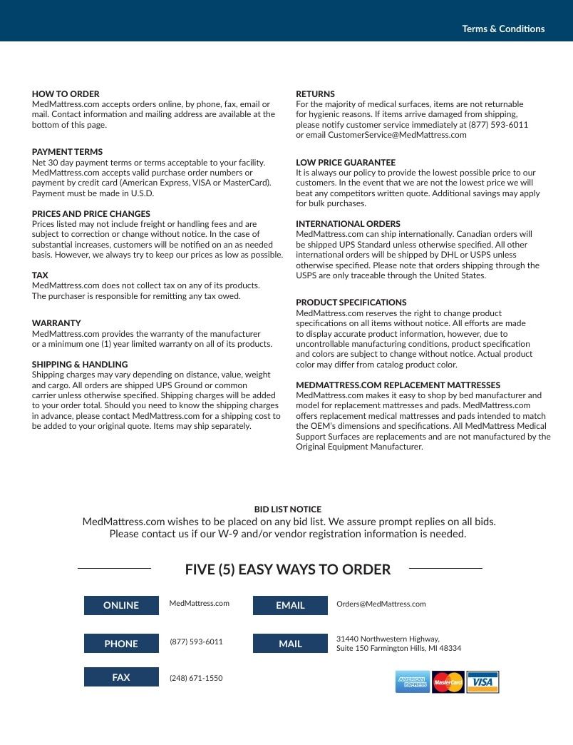 DiaMedical USA Medical Support Surface Catalog Weekly Ad January 1 - December 31, 2026