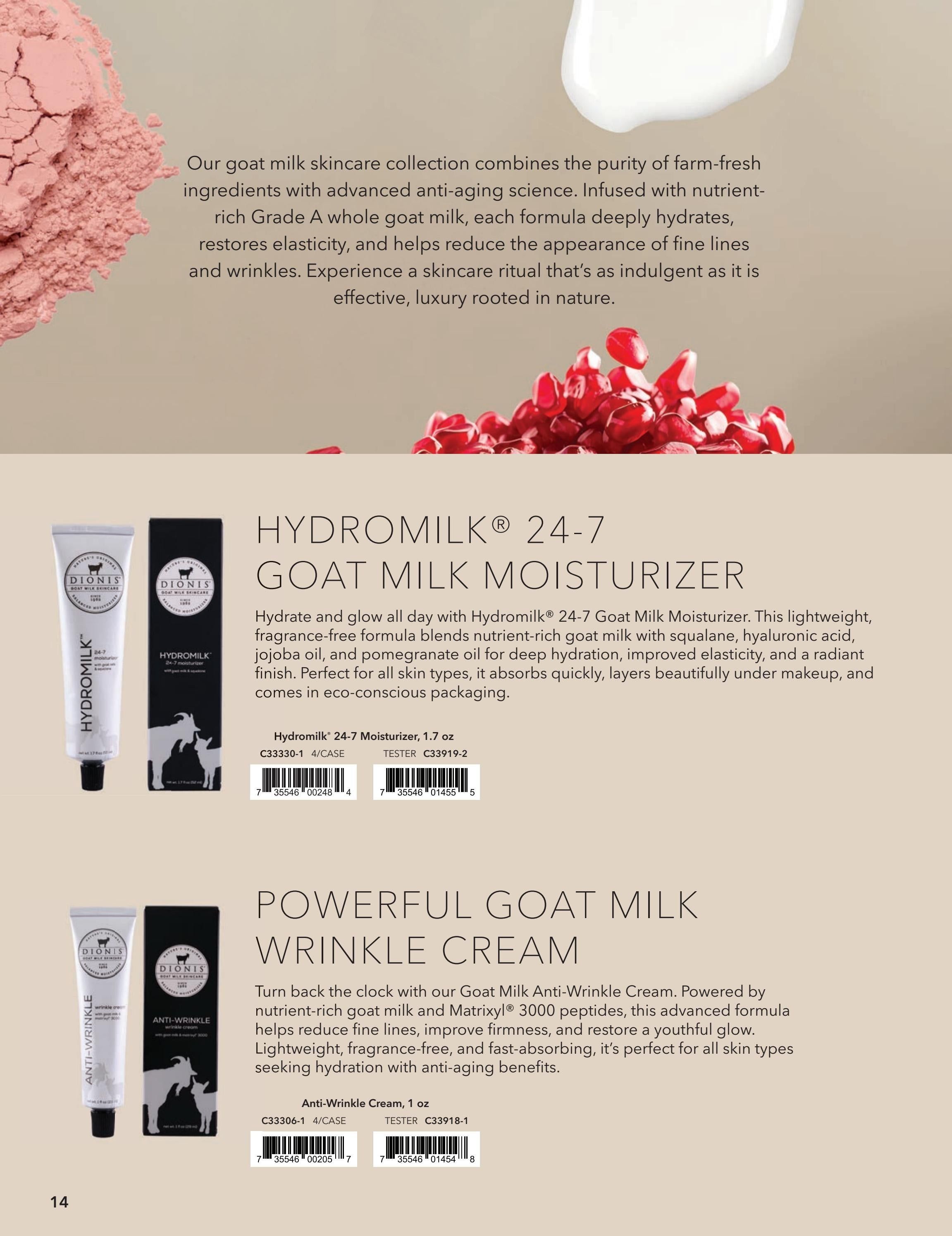 Dionis Goat Milk Skin Care Catalog Weekly Ad January 1 - December 31, 2026