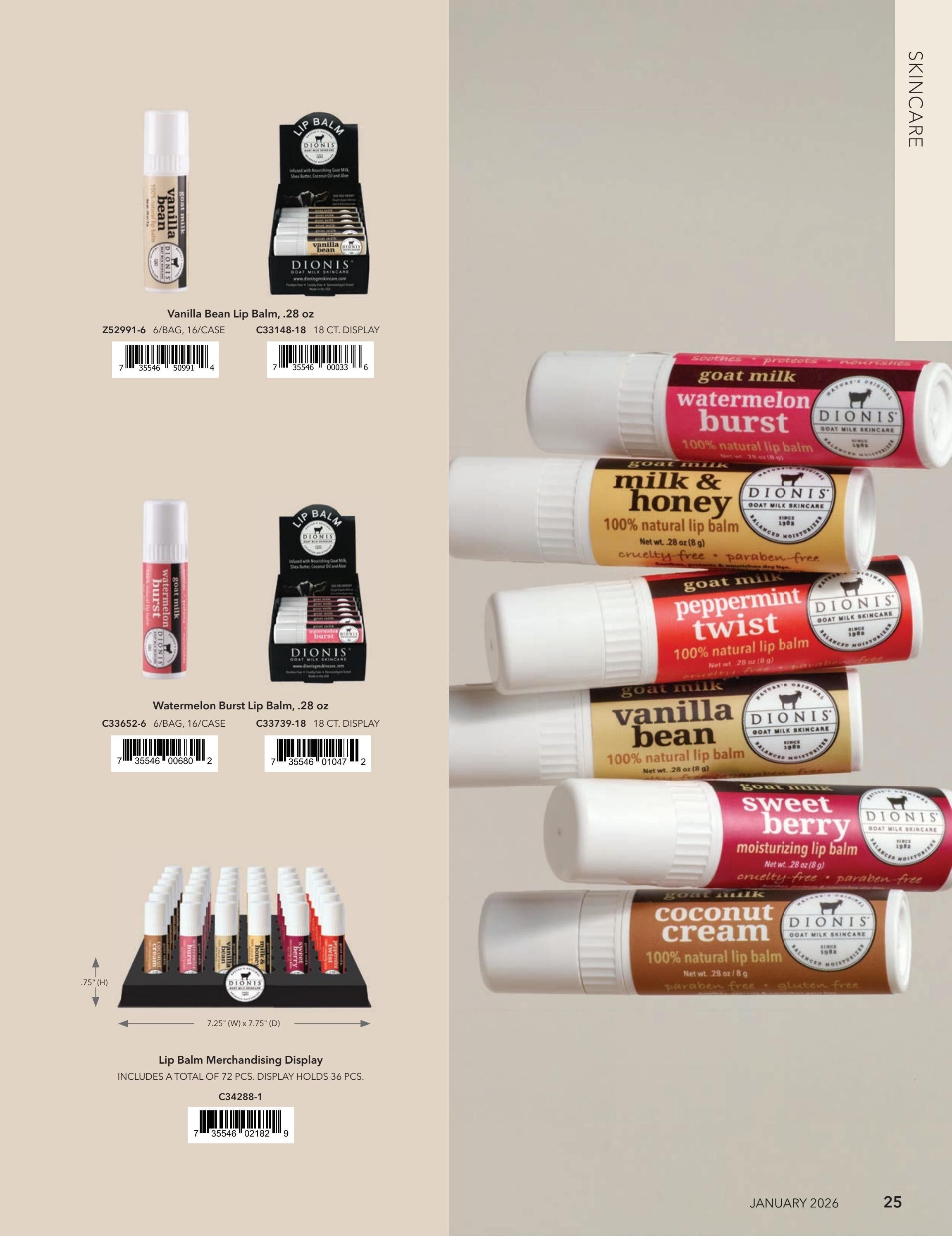 Dionis Goat Milk Skin Care Catalog Weekly Ad January 1 - December 31, 2026