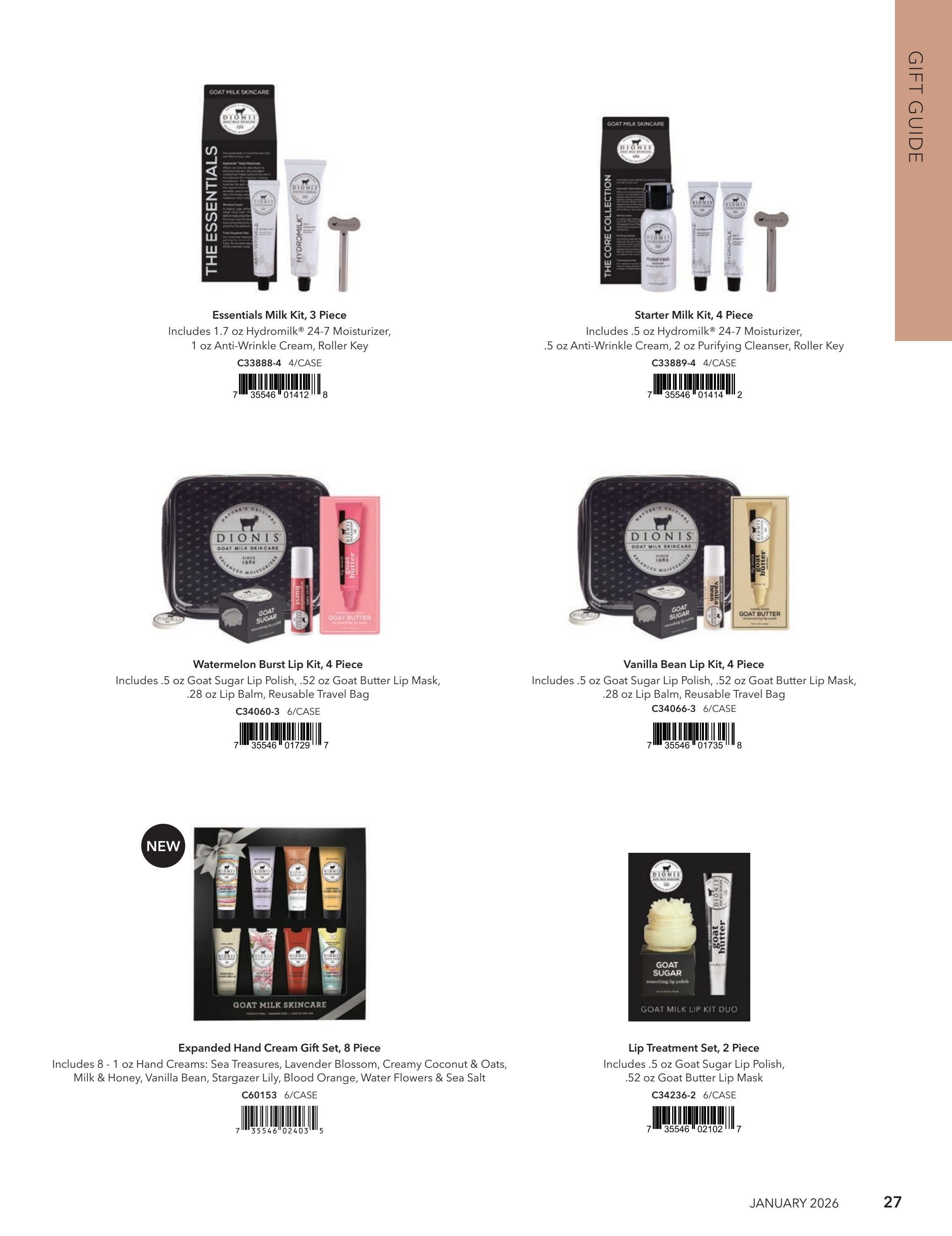 Dionis Goat Milk Skin Care Catalog Weekly Ad January 1 - December 31, 2026