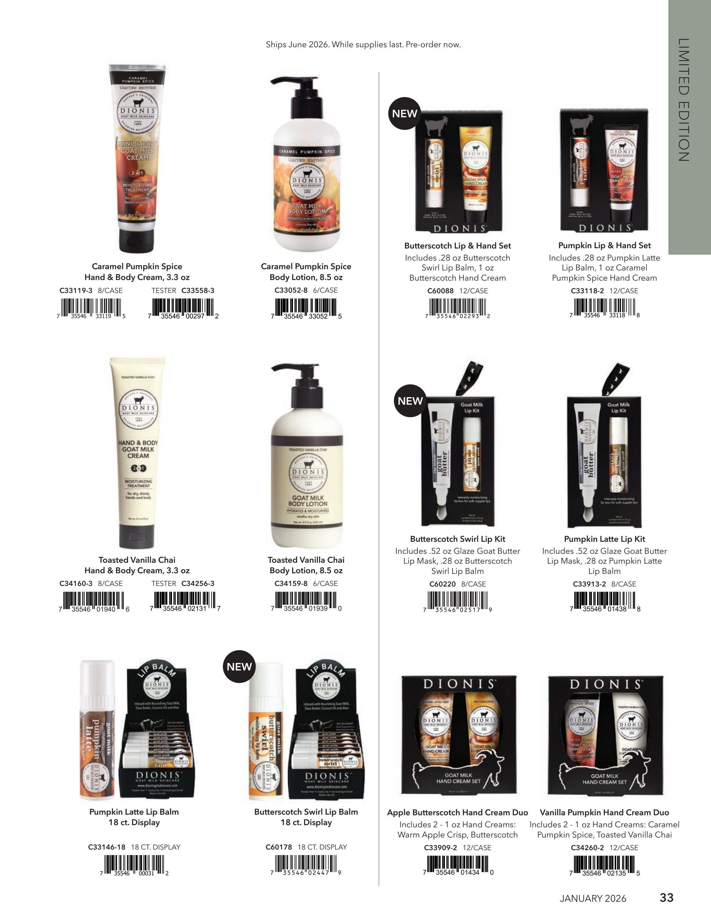 Dionis Goat Milk Skin Care Catalog Weekly Ad January 1 - December 31, 2026