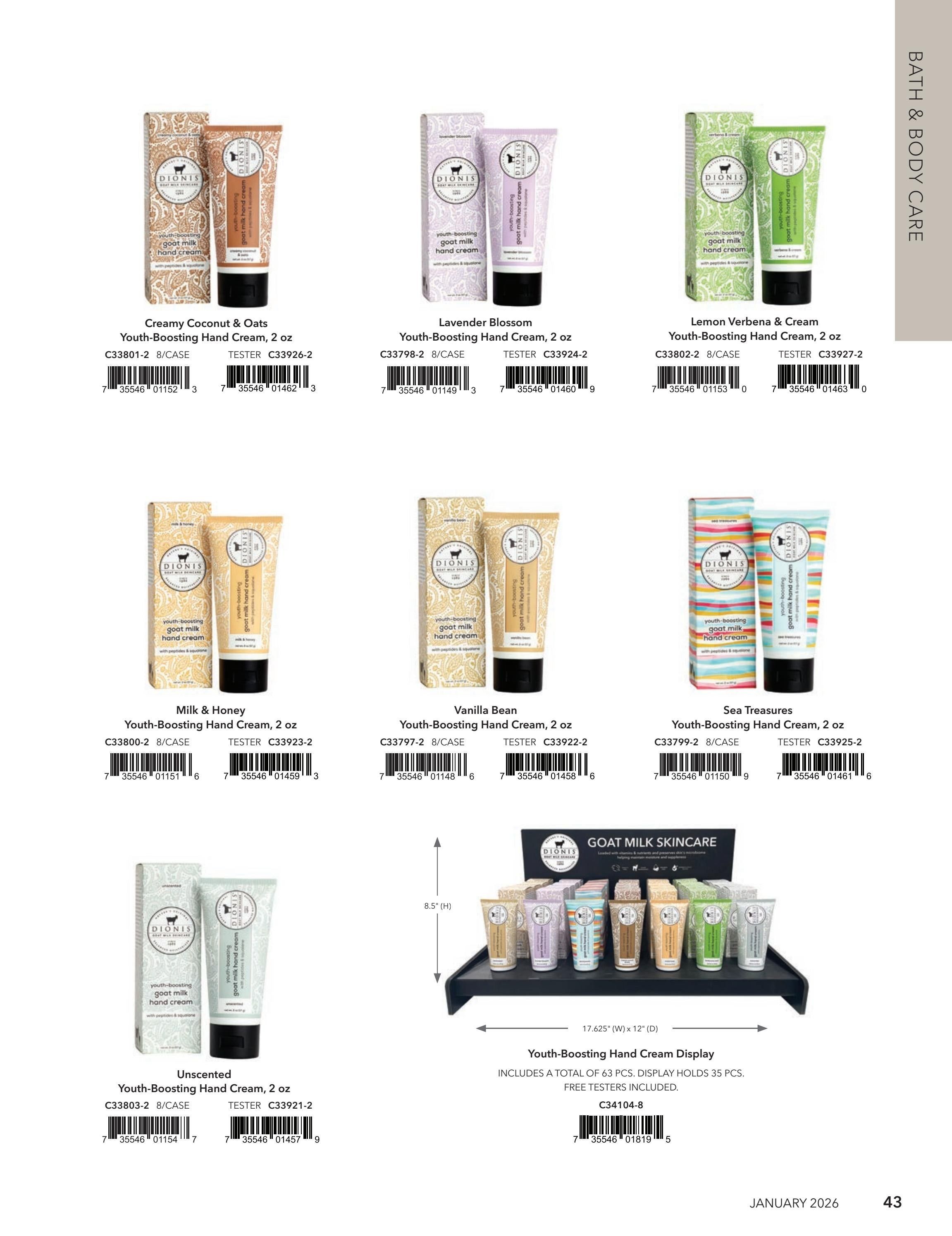 Dionis Goat Milk Skin Care Catalog Weekly Ad January 1 - December 31, 2026