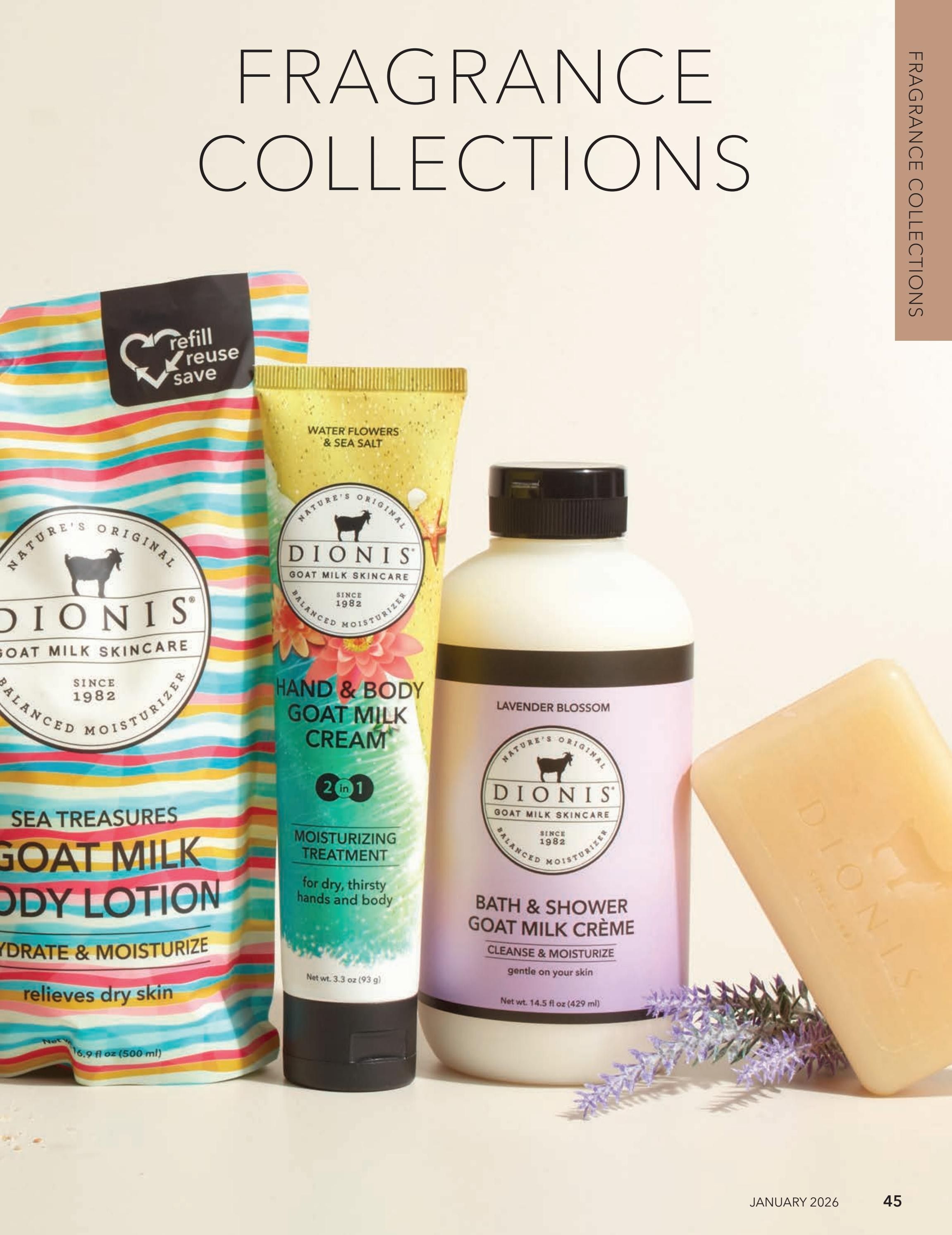 Dionis Goat Milk Skin Care Catalog Weekly Ad January 1 - December 31, 2026