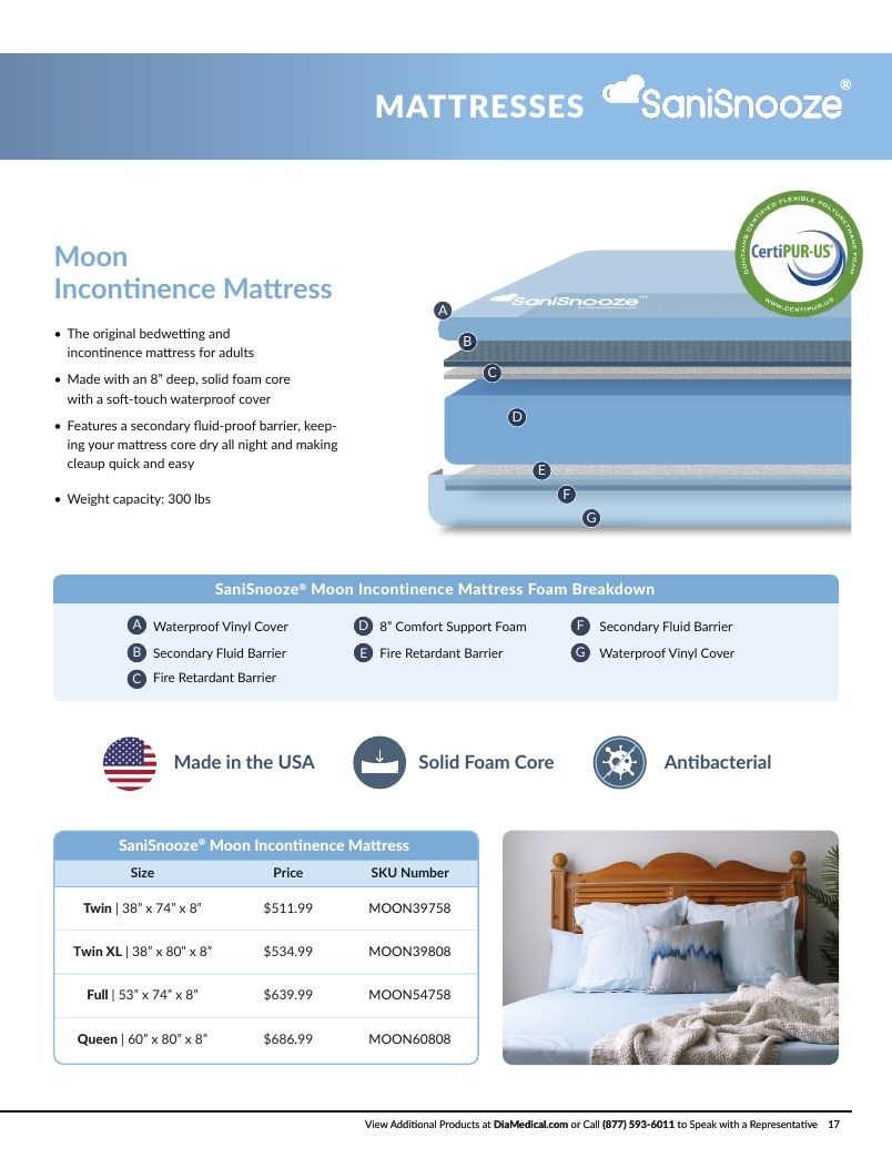 DiaMedical USA Residence Hall and Camp Mattress Catalog Weekly Ad January 1 - December 31, 2026