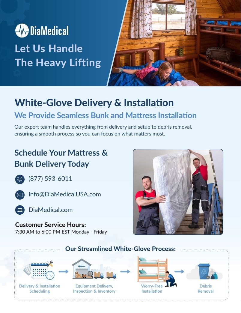 DiaMedical USA Residence Hall and Camp Mattress Catalog Weekly Ad January 1 - December 31, 2026