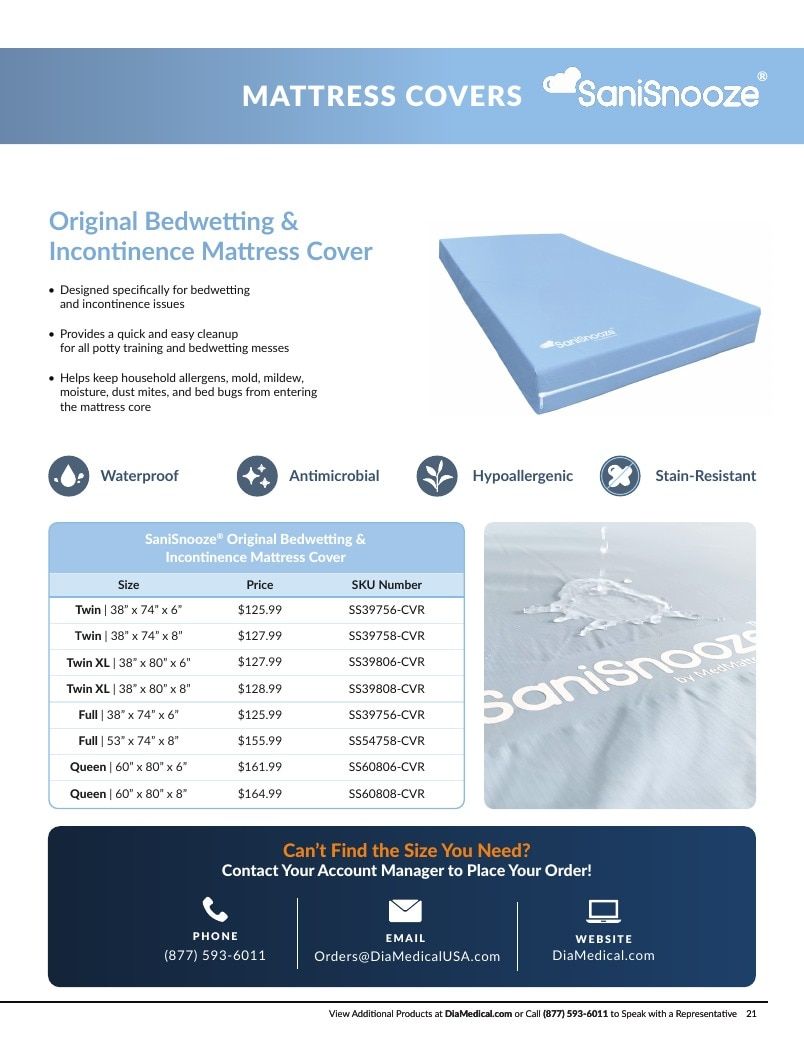 DiaMedical USA Residence Hall and Camp Mattress Catalog Weekly Ad January 1 - December 31, 2026