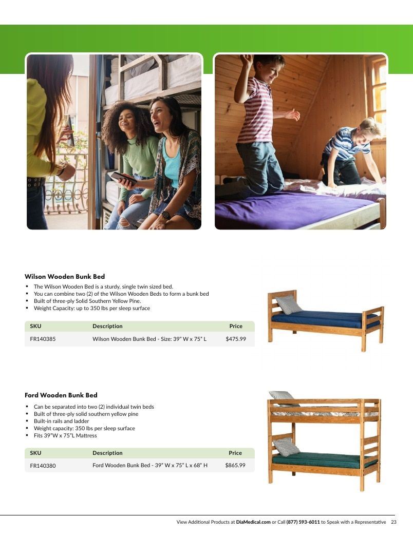 DiaMedical USA Residence Hall and Camp Mattress Catalog Weekly Ad January 1 - December 31, 2026