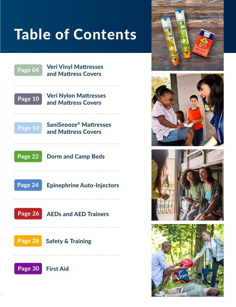 DiaMedical USA Residence Hall and Camp Mattress Catalog Weekly Ad January 1 - December 31, 2026