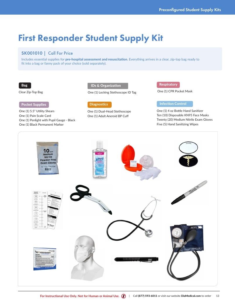 DiaMedical USA Student Supply Kit Catalog Weekly Ad January 1 - December 31, 2026