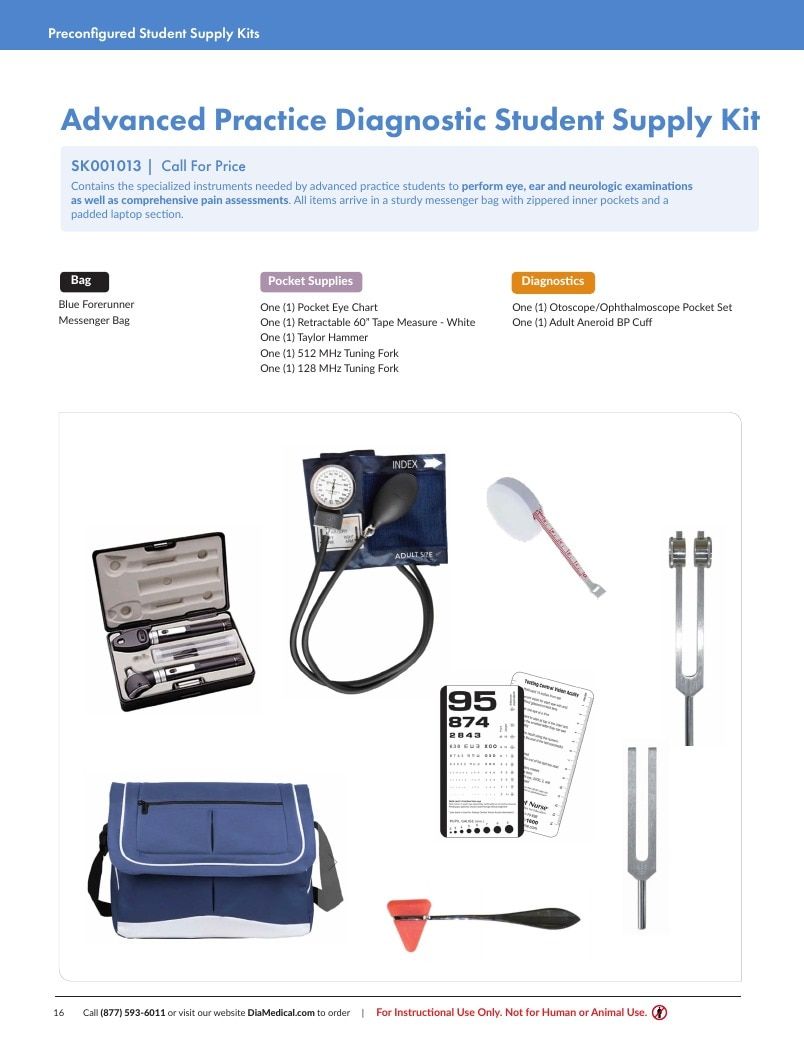 DiaMedical USA Student Supply Kit Catalog Weekly Ad January 1 - December 31, 2026