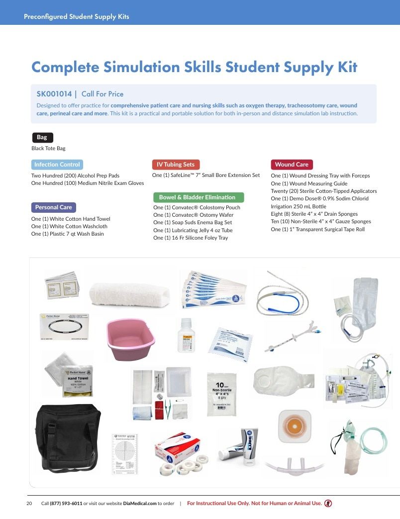 DiaMedical USA Student Supply Kit Catalog Weekly Ad January 1 - December 31, 2026
