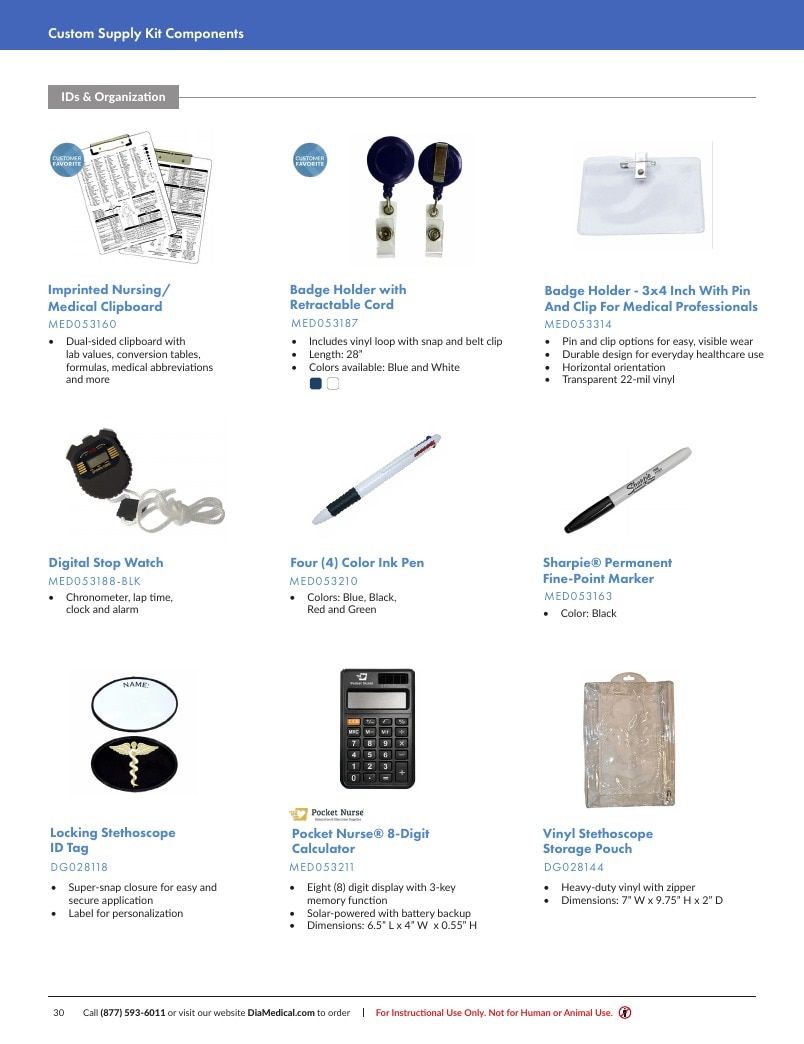 DiaMedical USA Student Supply Kit Catalog Weekly Ad January 1 - December 31, 2026
