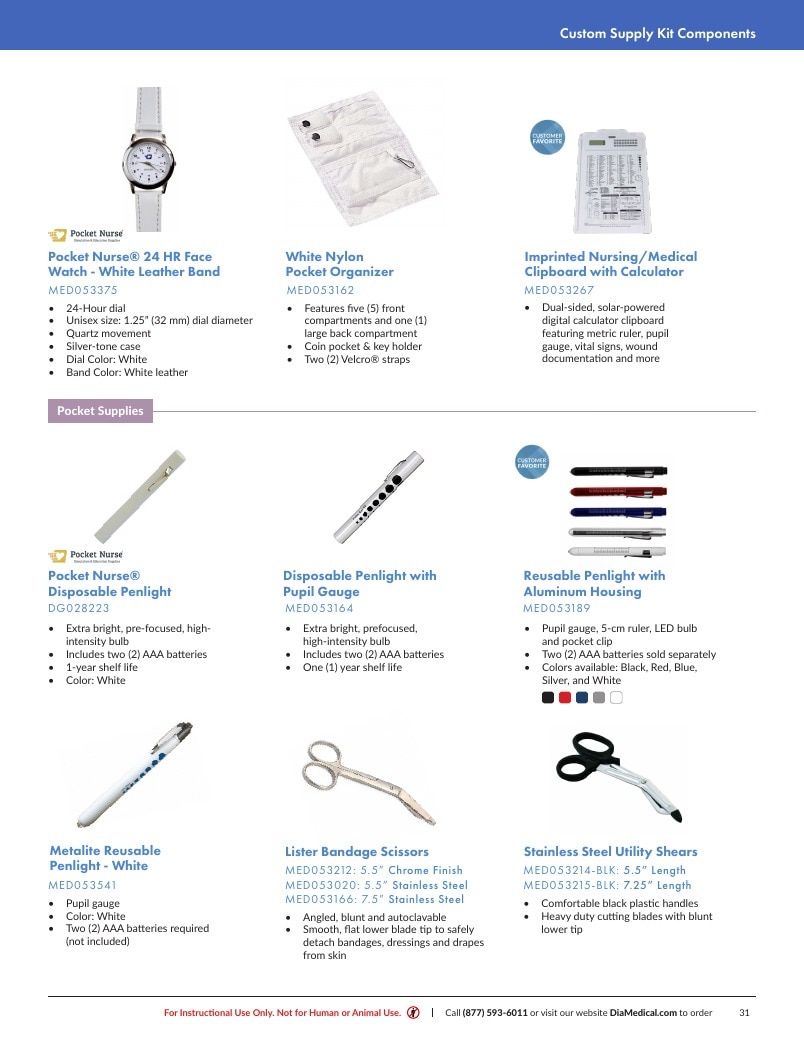 DiaMedical USA Student Supply Kit Catalog Weekly Ad January 1 - December 31, 2026