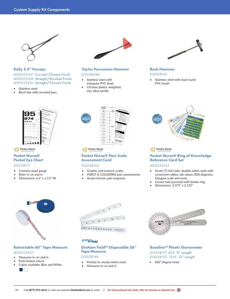 DiaMedical USA Student Supply Kit Catalog Weekly Ad January 1 - December 31, 2026