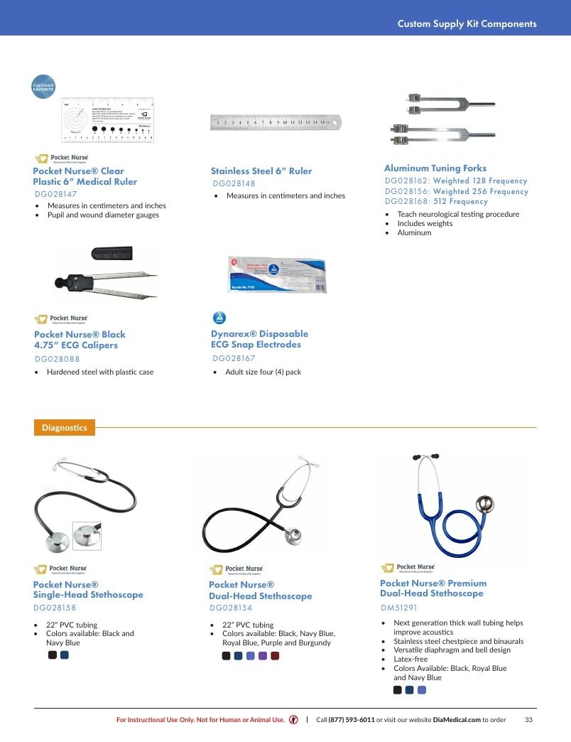 DiaMedical USA Student Supply Kit Catalog Weekly Ad January 1 - December 31, 2026