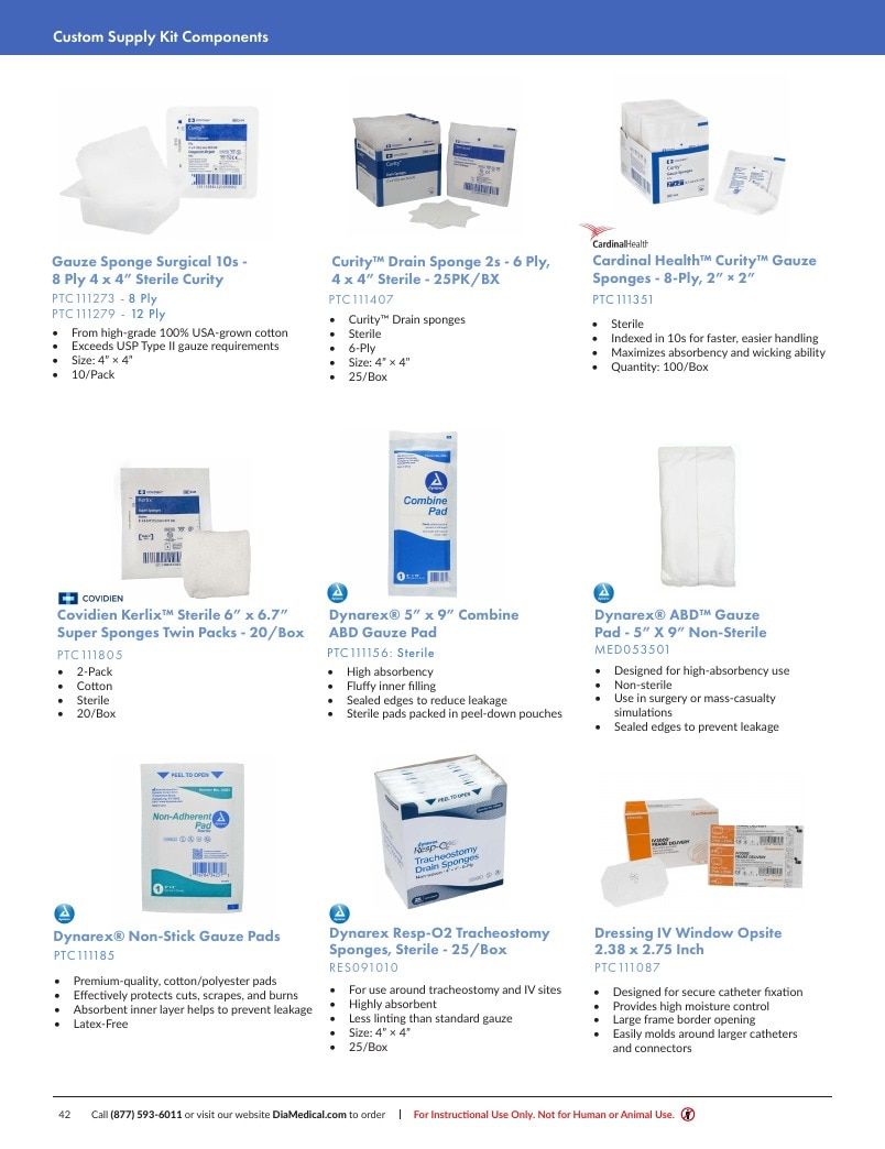 DiaMedical USA Student Supply Kit Catalog Weekly Ad January 1 - December 31, 2026