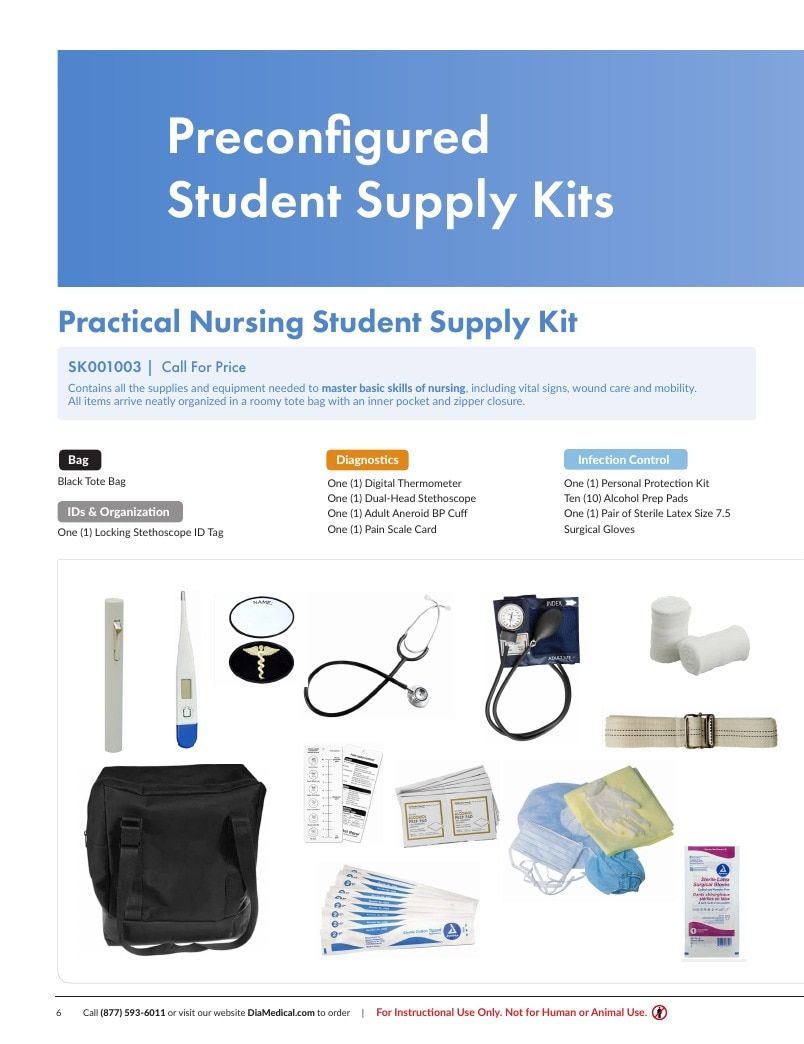 DiaMedical USA Student Supply Kit Catalog Weekly Ad January 1 - December 31, 2026