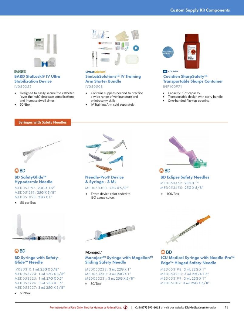 DiaMedical USA Student Supply Kit Catalog Weekly Ad January 1 - December 31, 2026