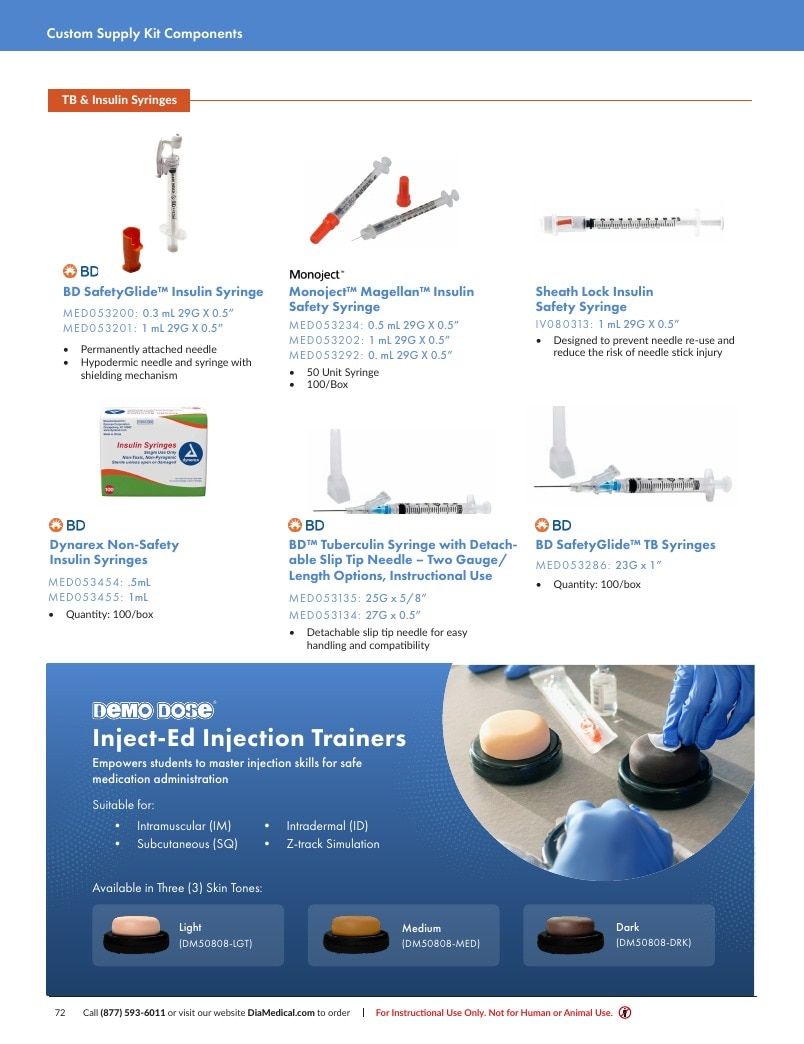 DiaMedical USA Student Supply Kit Catalog Weekly Ad January 1 - December 31, 2026