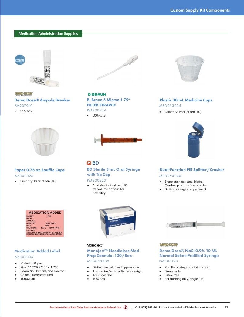 DiaMedical USA Student Supply Kit Catalog Weekly Ad January 1 - December 31, 2026