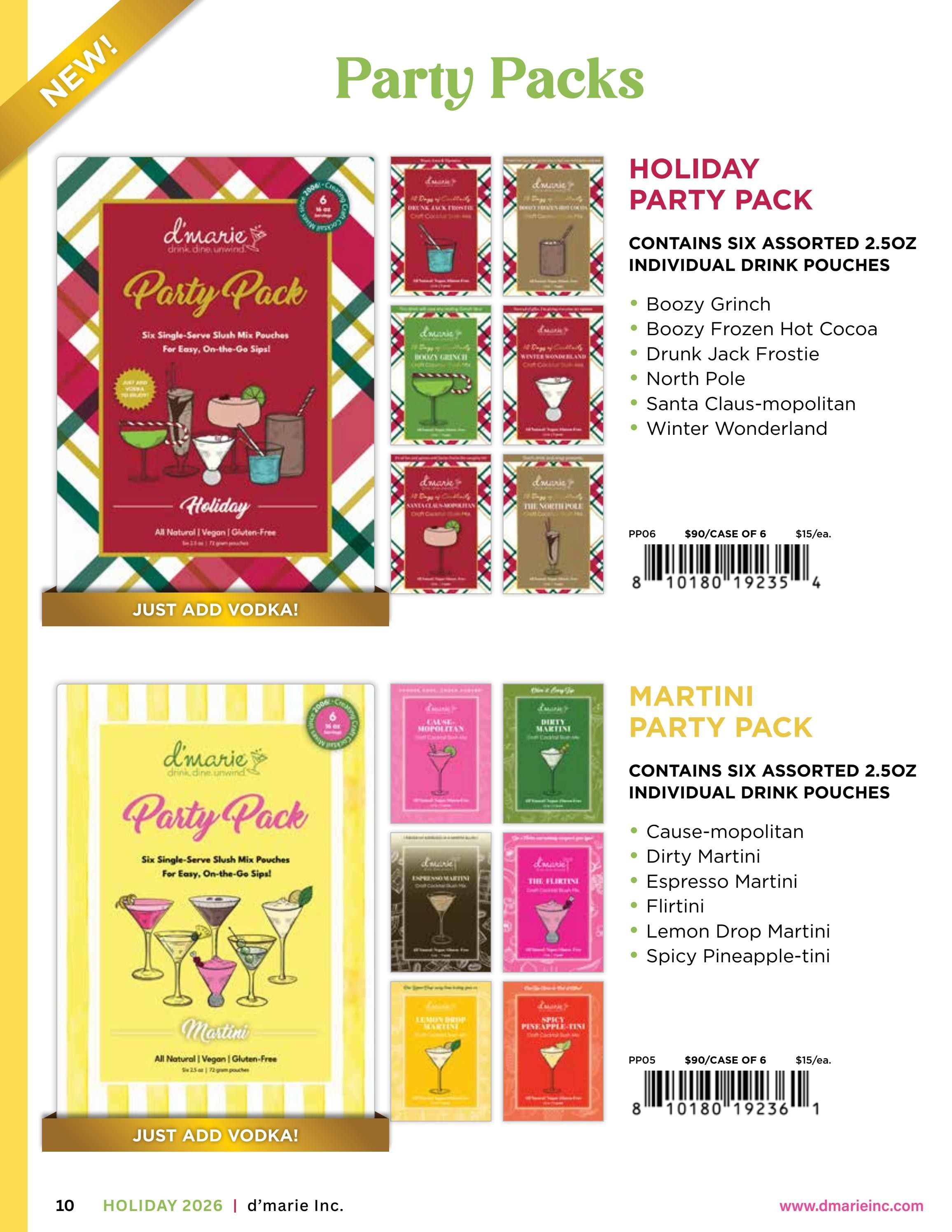 d'marie Holiday Food and Drink Catalog Weekly Ad January 1 - December 31, 2026