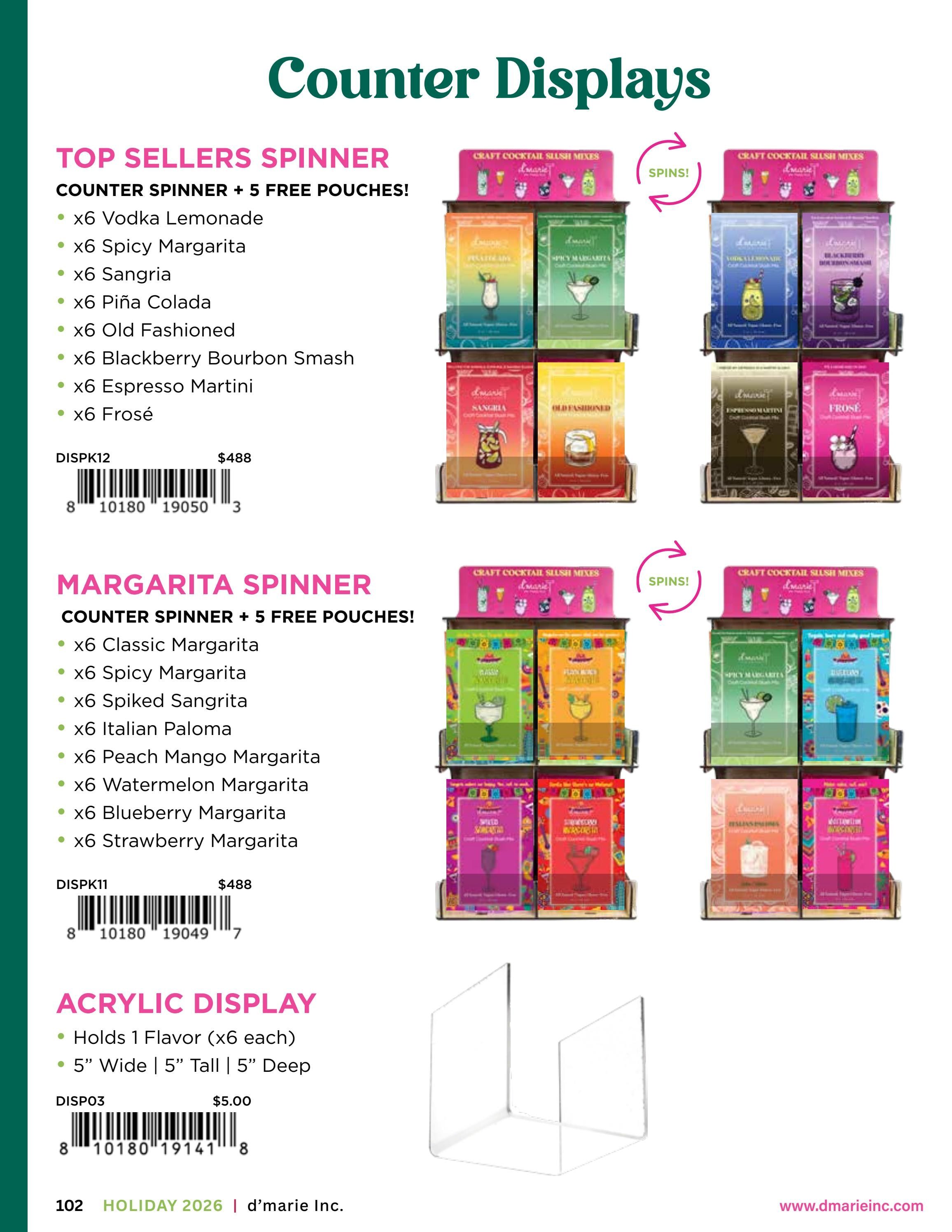 d'marie Holiday Food and Drink Catalog Weekly Ad January 1 - December 31, 2026