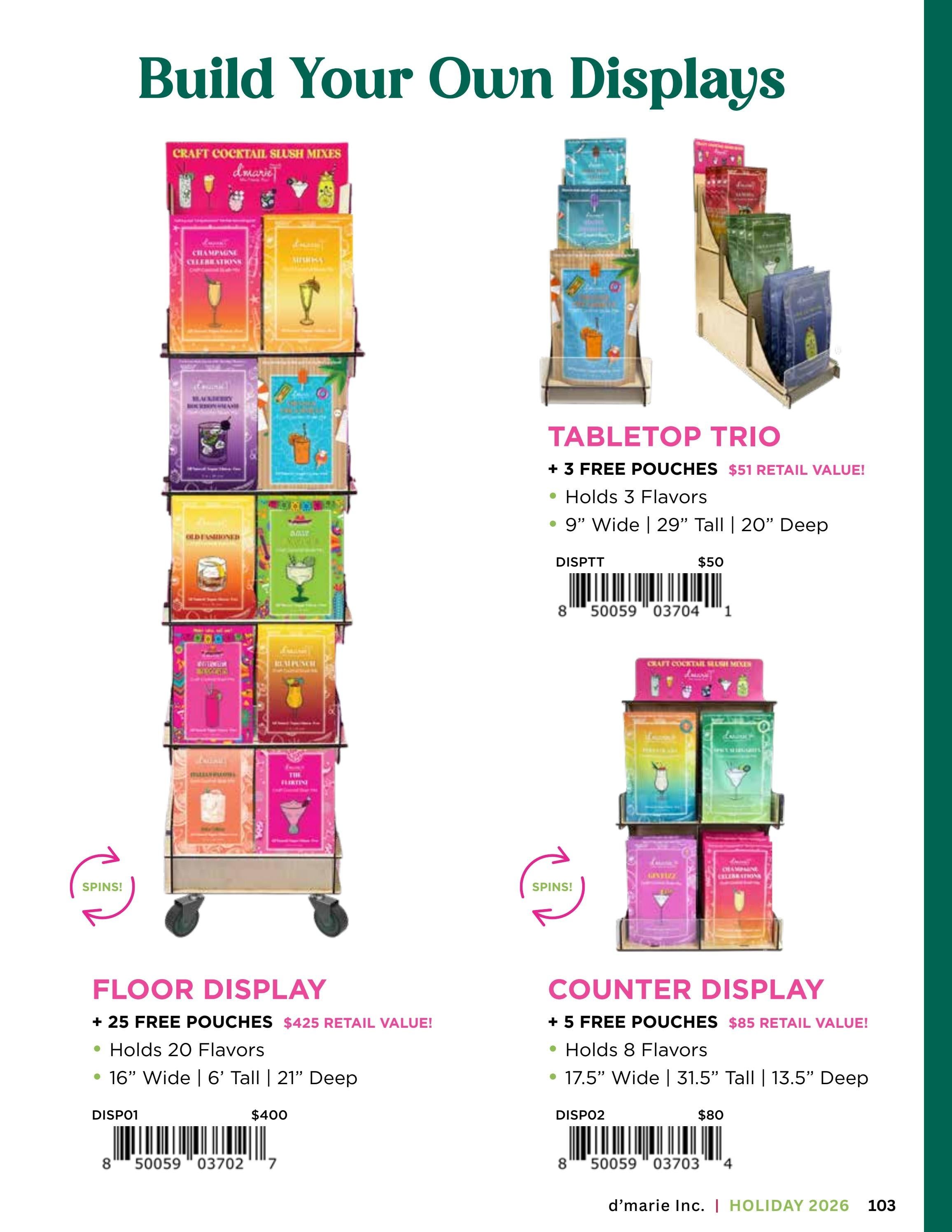 d'marie Holiday Food and Drink Catalog Weekly Ad January 1 - December 31, 2026