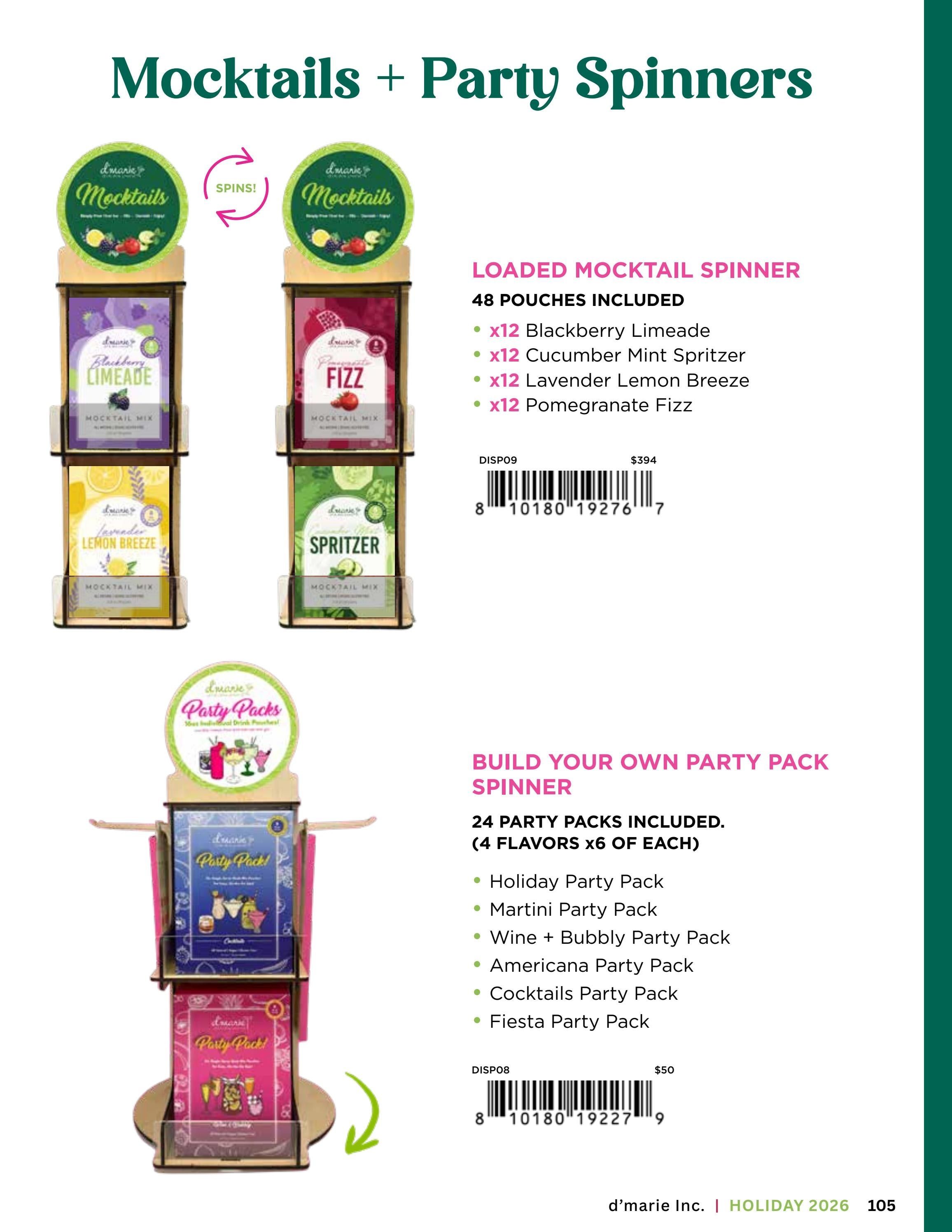 d'marie Holiday Food and Drink Catalog Weekly Ad January 1 - December 31, 2026
