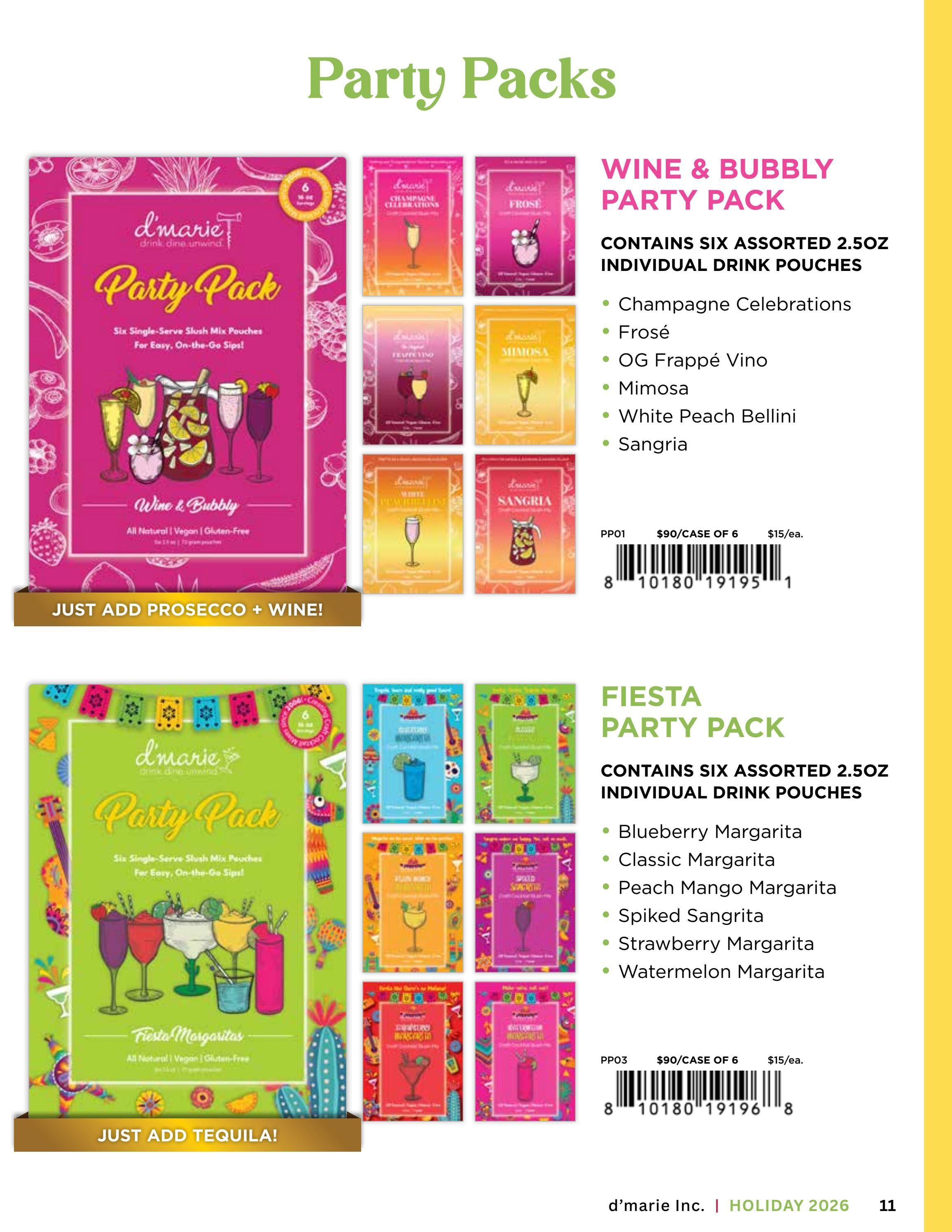 d'marie Holiday Food and Drink Catalog Weekly Ad January 1 - December 31, 2026