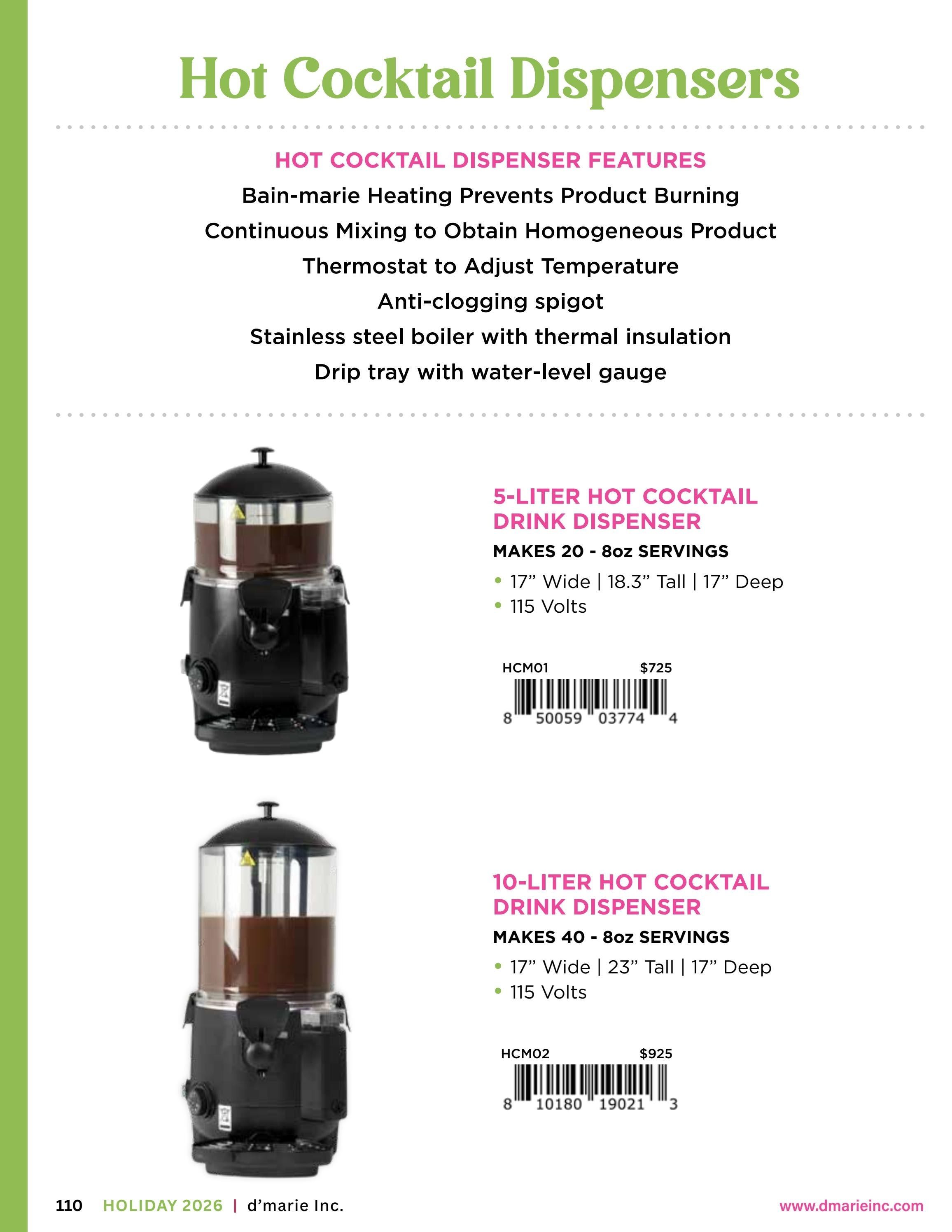 d'marie Holiday Food and Drink Catalog Weekly Ad January 1 - December 31, 2026