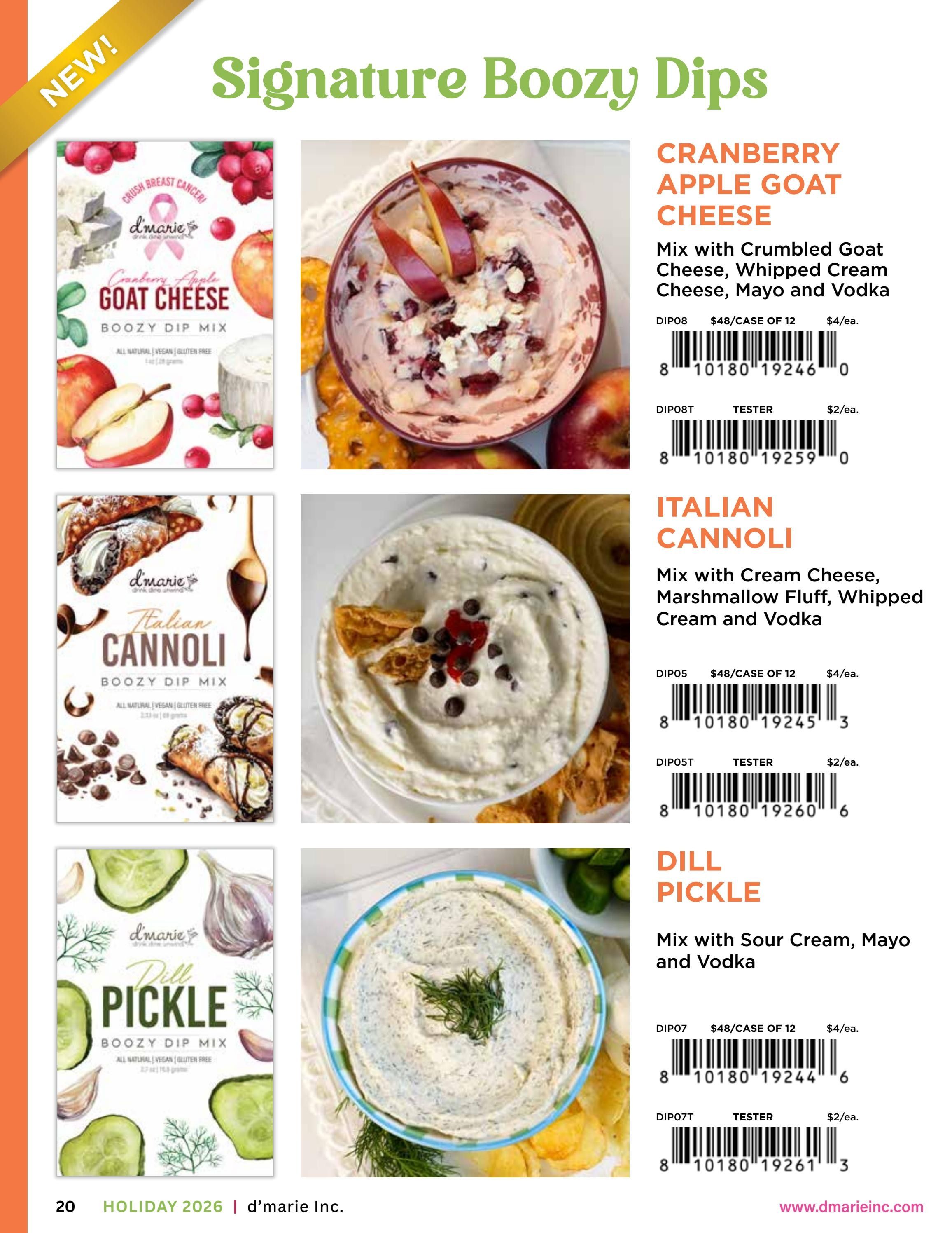 d'marie Holiday Food and Drink Catalog Weekly Ad January 1 - December 31, 2026