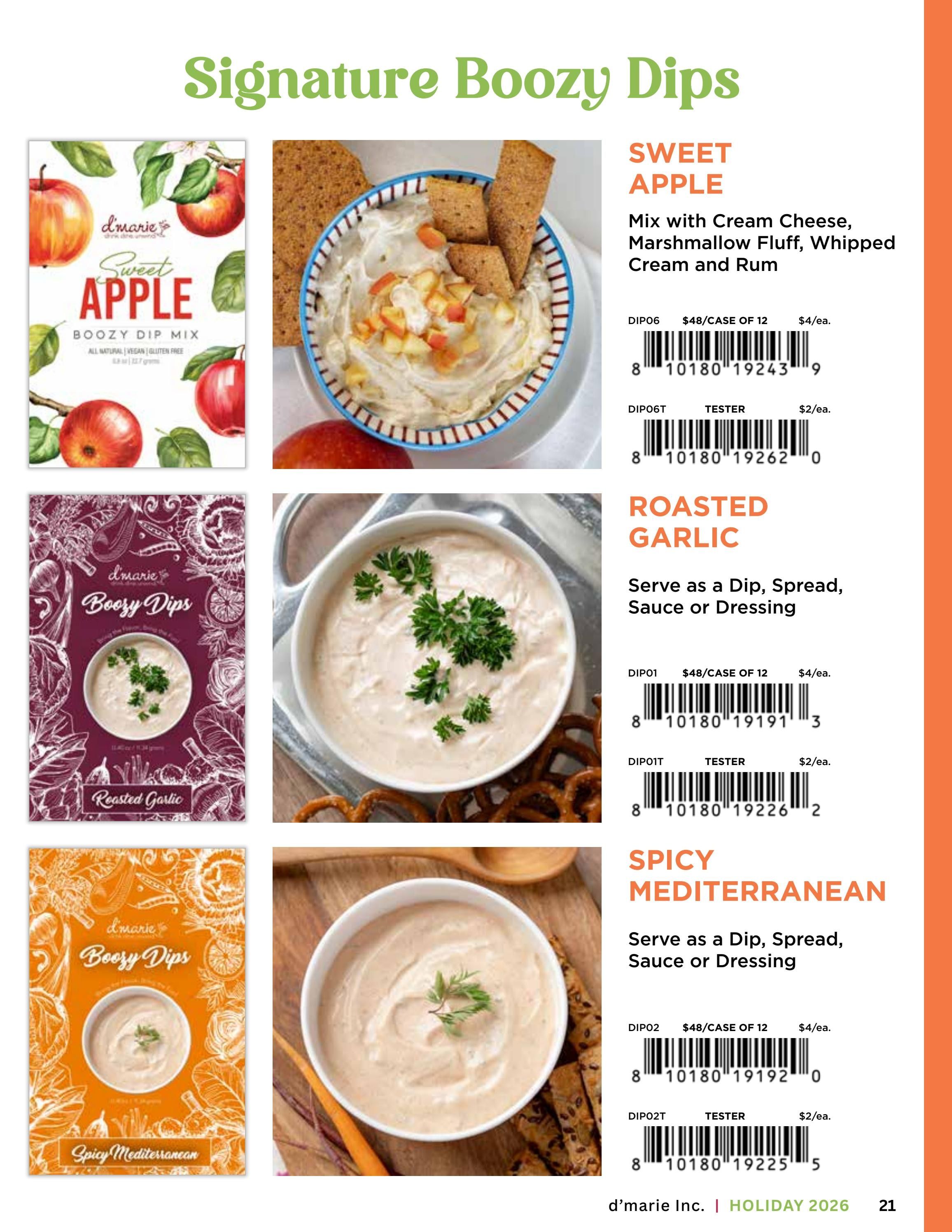 d'marie Holiday Food and Drink Catalog Weekly Ad January 1 - December 31, 2026