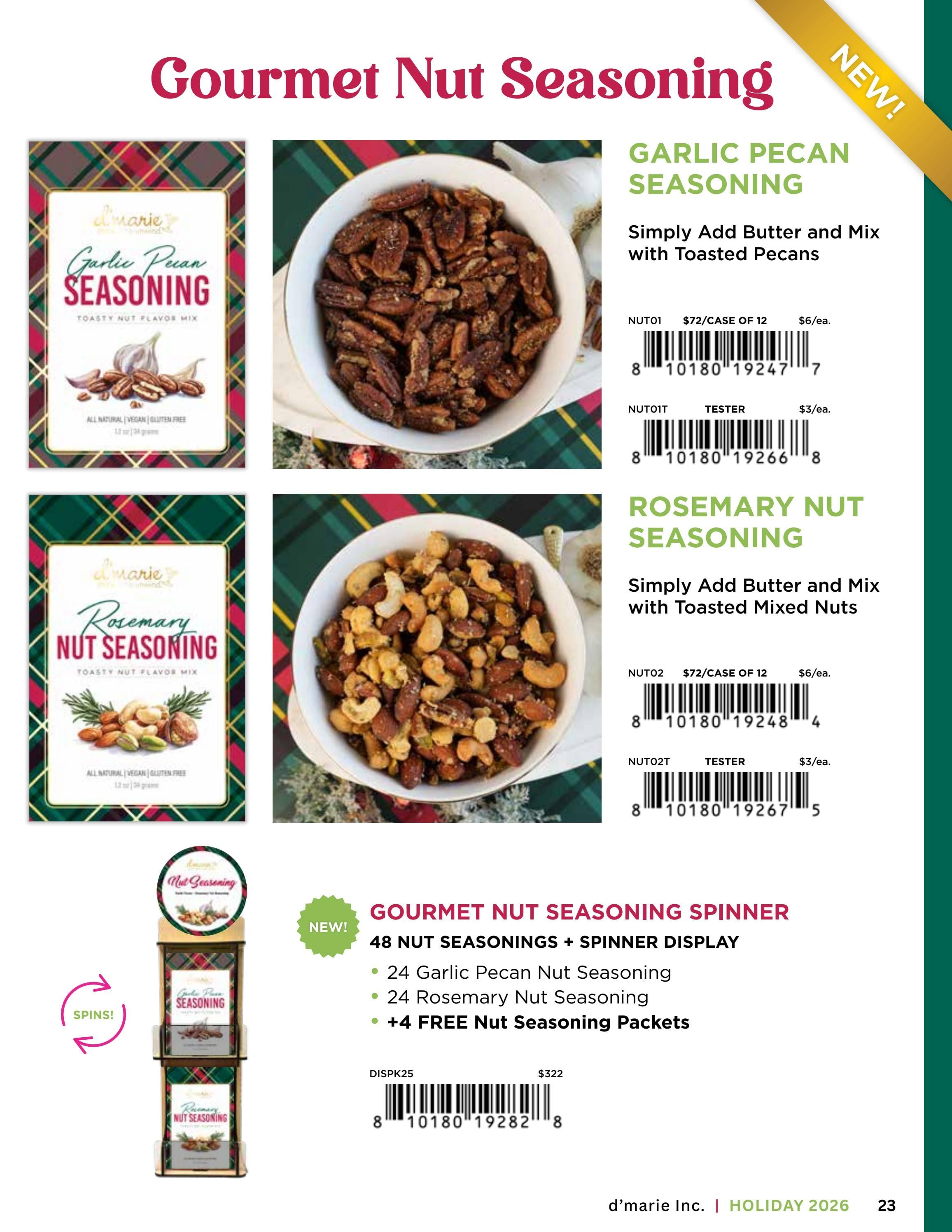 d'marie Holiday Food and Drink Catalog Weekly Ad January 1 - December 31, 2026