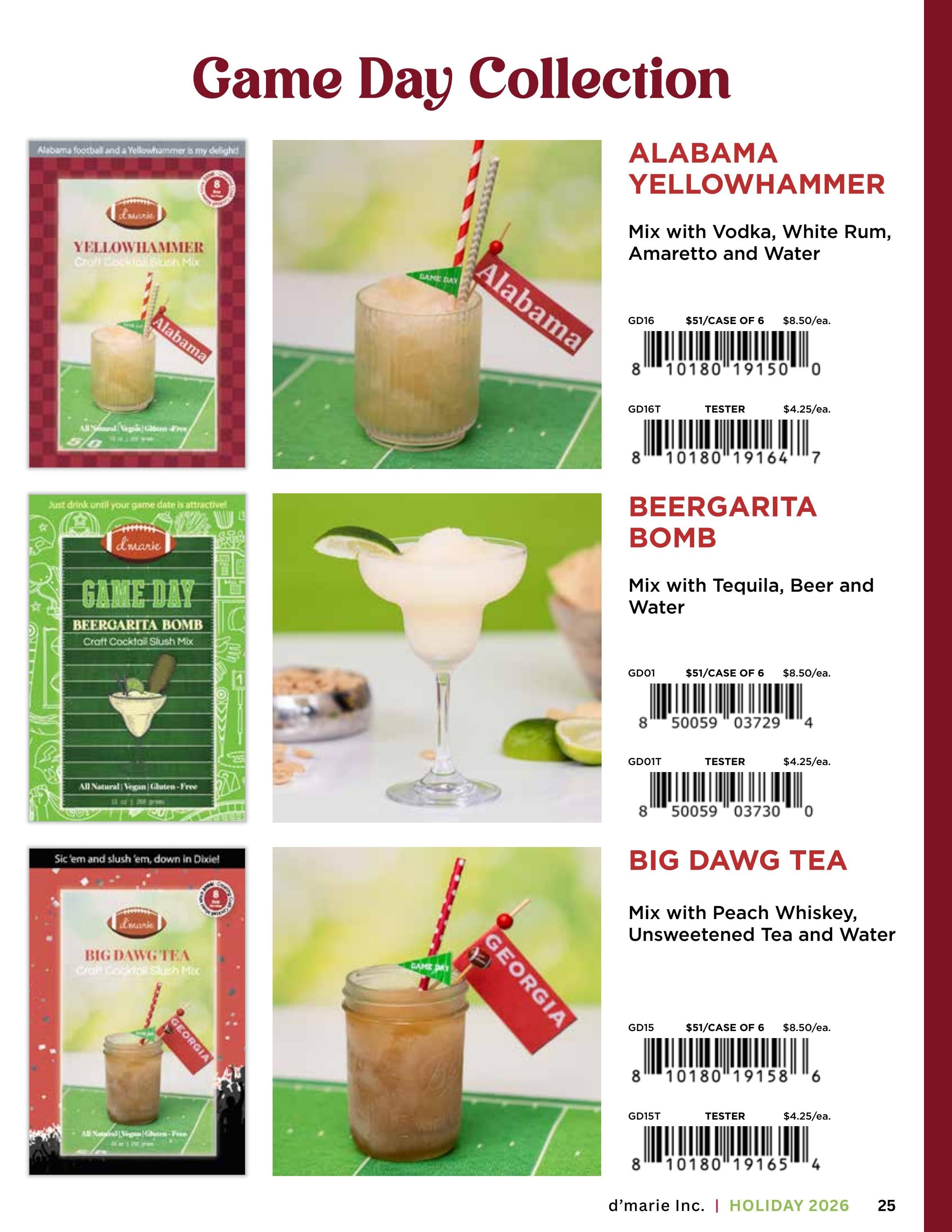 d'marie Holiday Food and Drink Catalog Weekly Ad January 1 - December 31, 2026