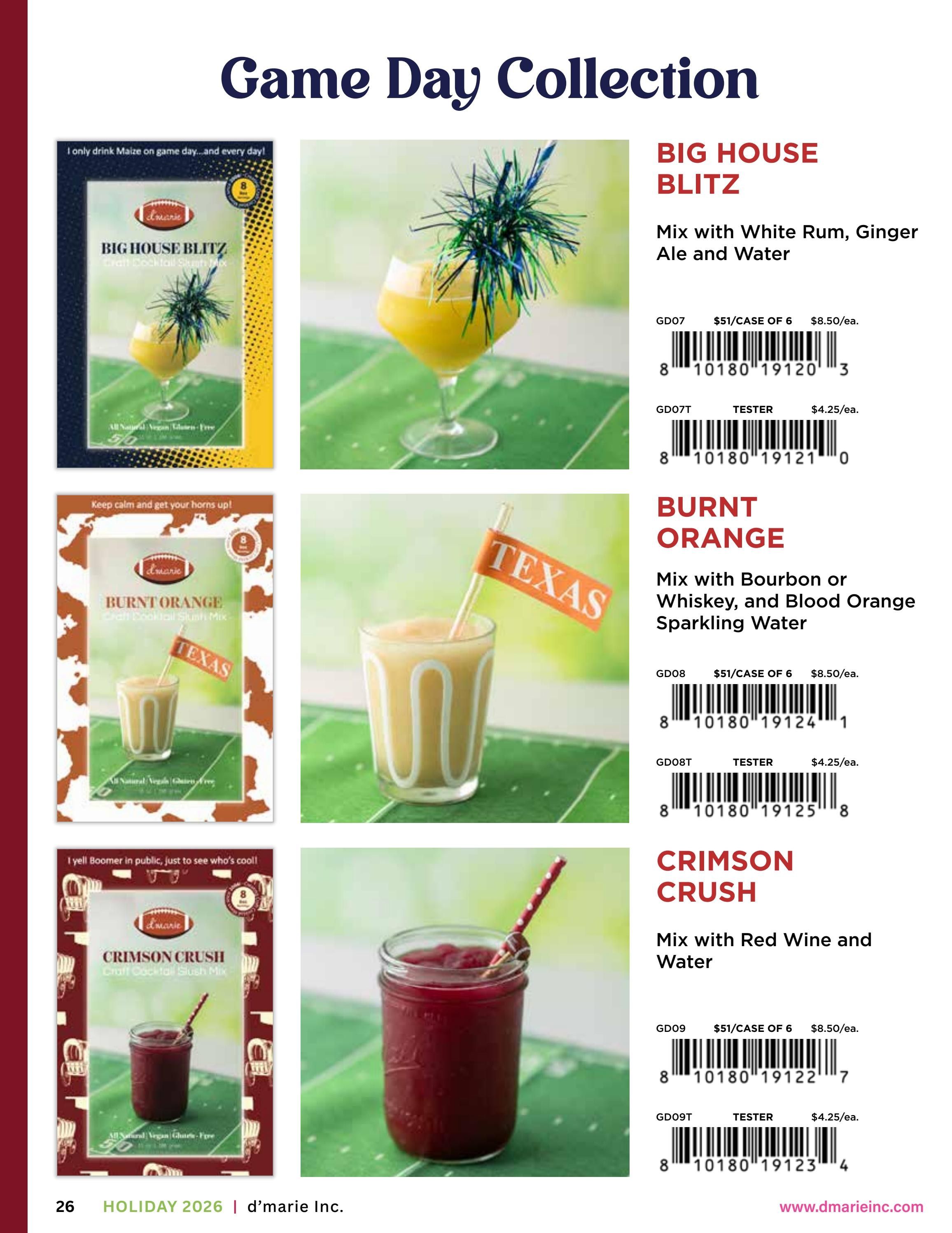 d'marie Holiday Food and Drink Catalog Weekly Ad January 1 - December 31, 2026